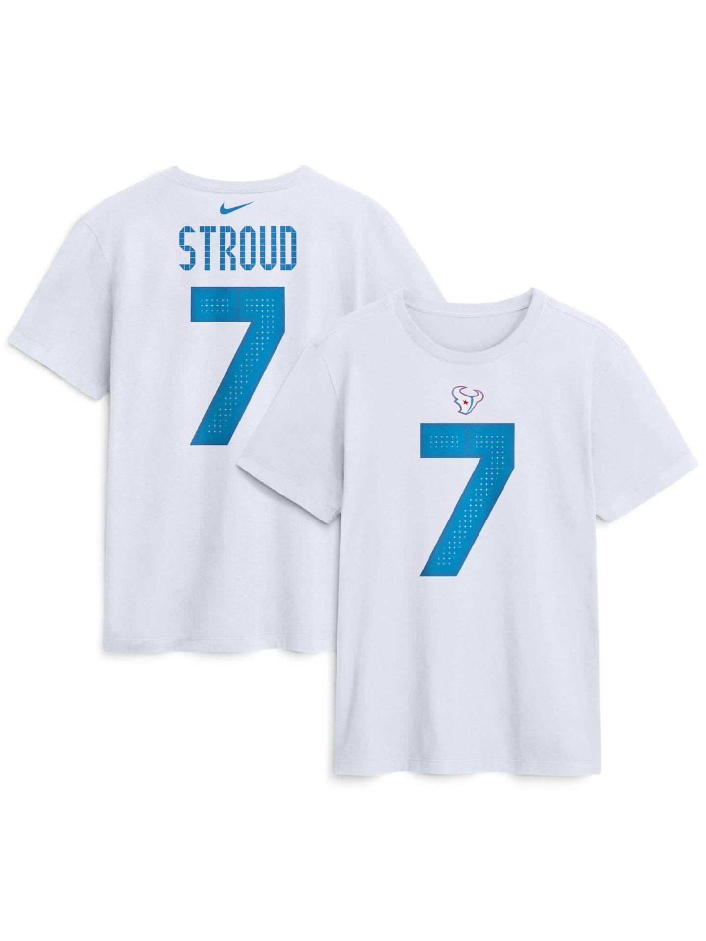 C.J. Stroud #7 Houston Texans 2026 Rivalries Player NFL T-Shirt White
