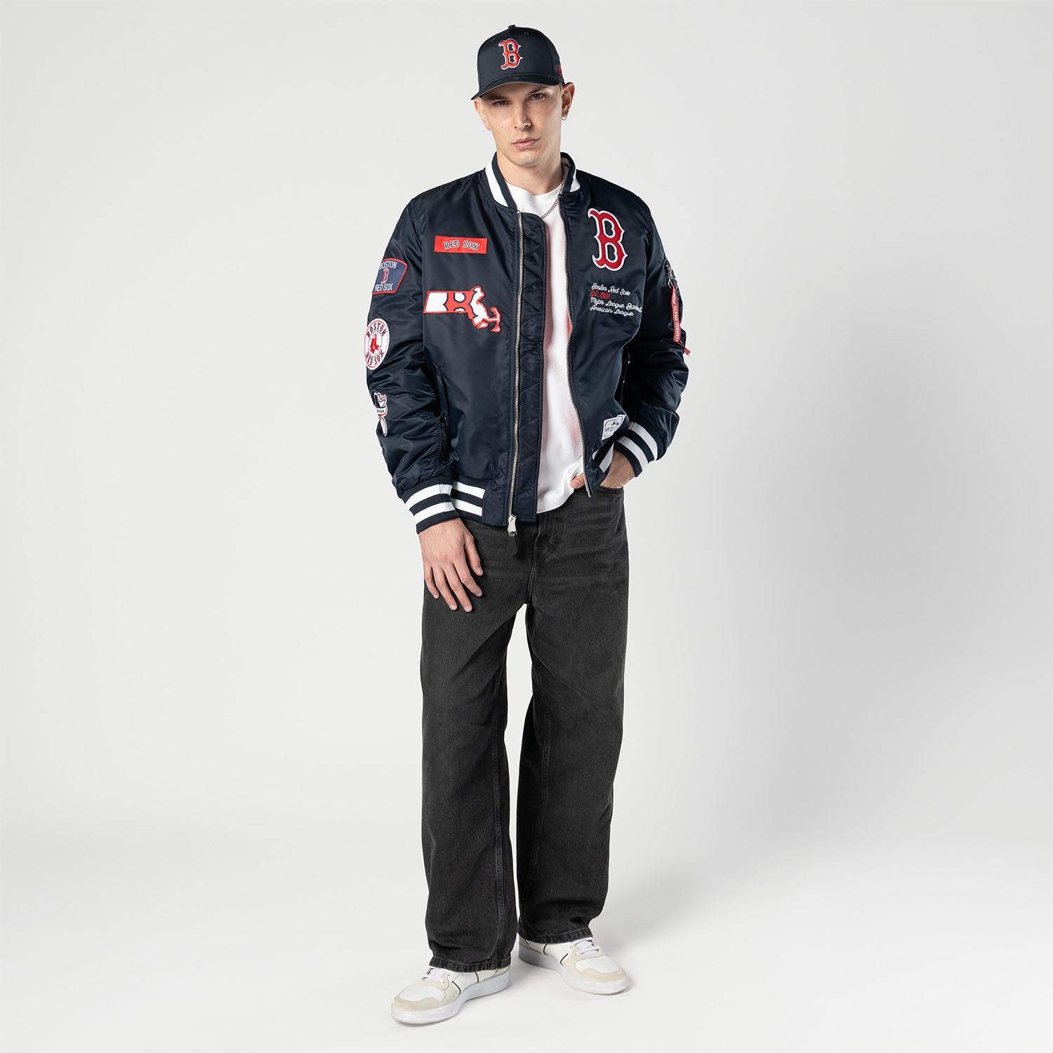 Mantel, Jacke, Hosen, Langarm, Baseball-Kappe