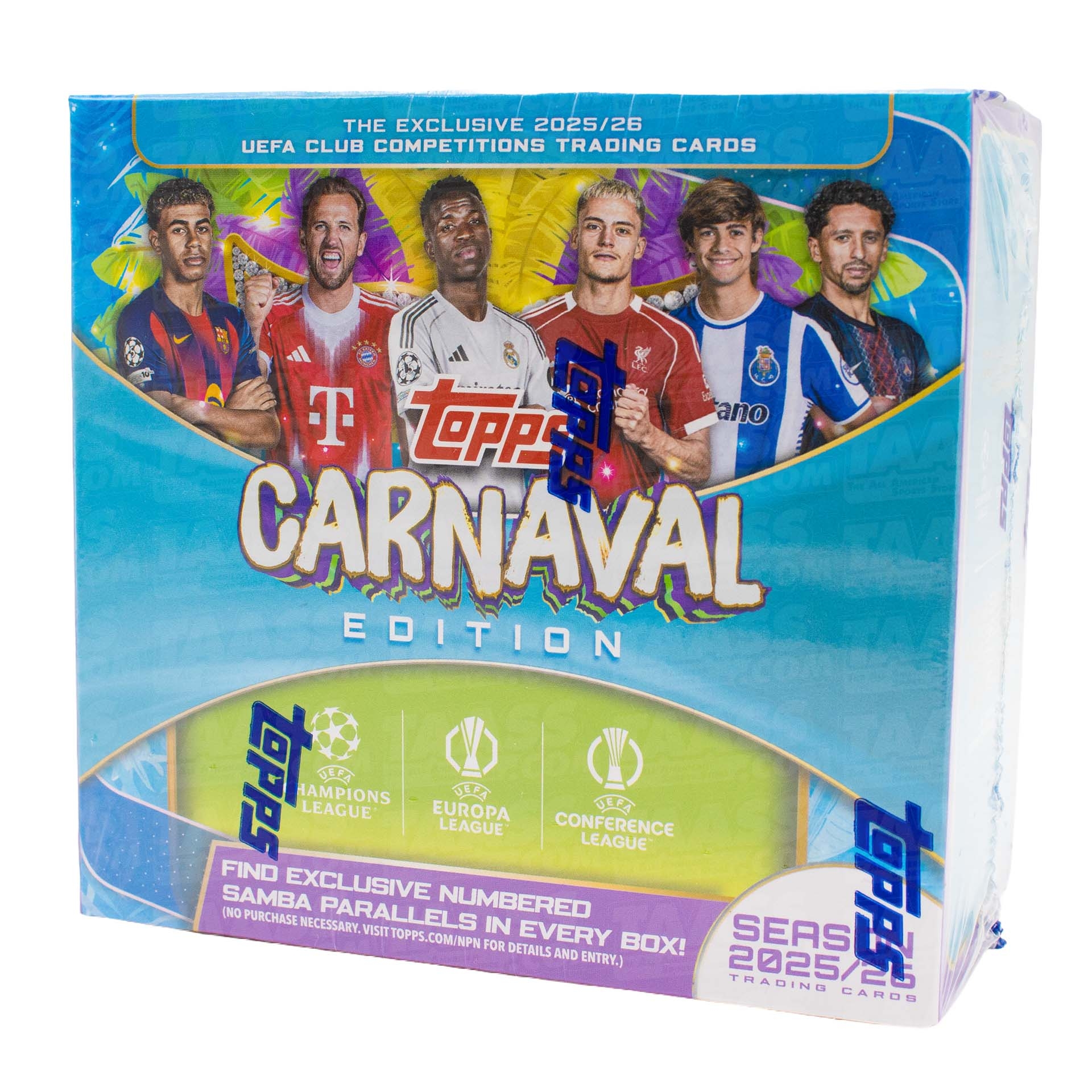 2025/26 Topps Carnaval Edition UEFA Club Competitions Fußball Hobby Box