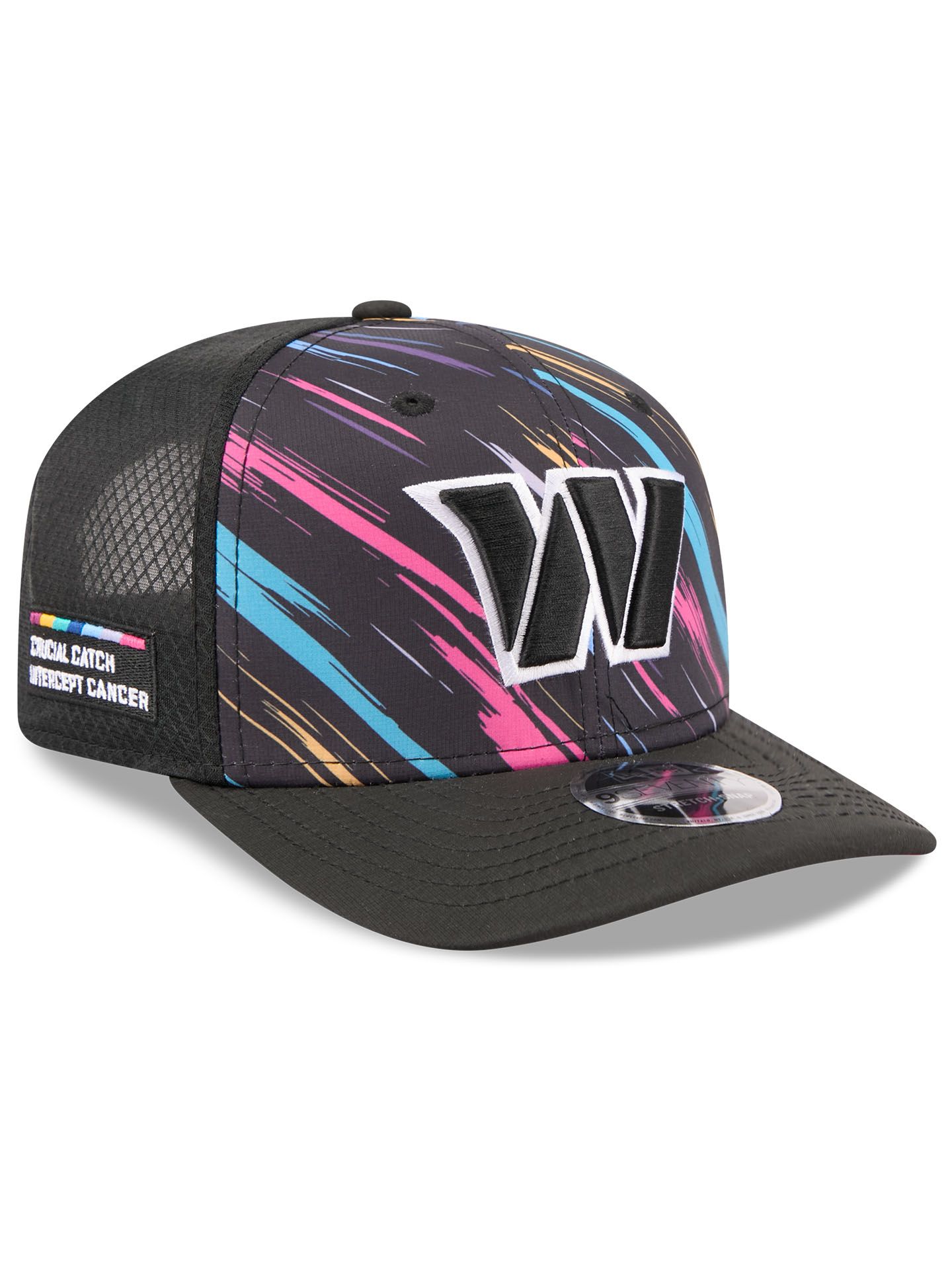 Washington Commanders 2026 NFL Crucial Catch 9SEVENTY Stretch-Snap Trucker Cap