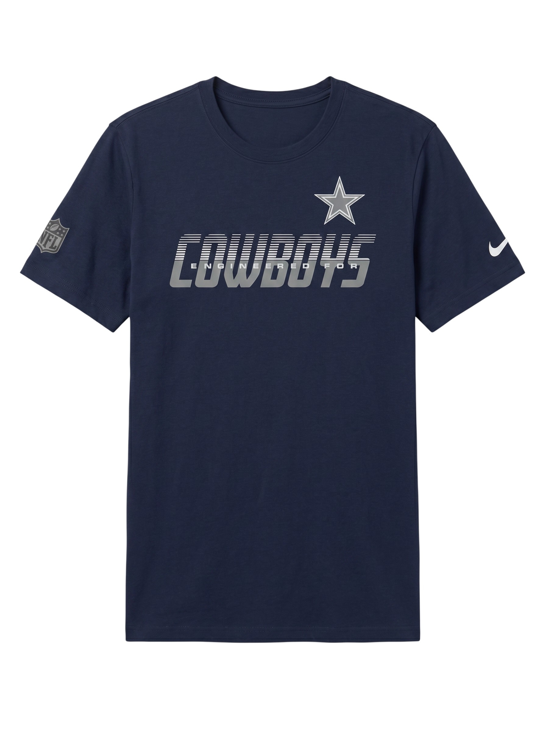 Dallas Cowboys 2026 NFL Sideline Team Issue Dri-Fit T-Shirt Navy