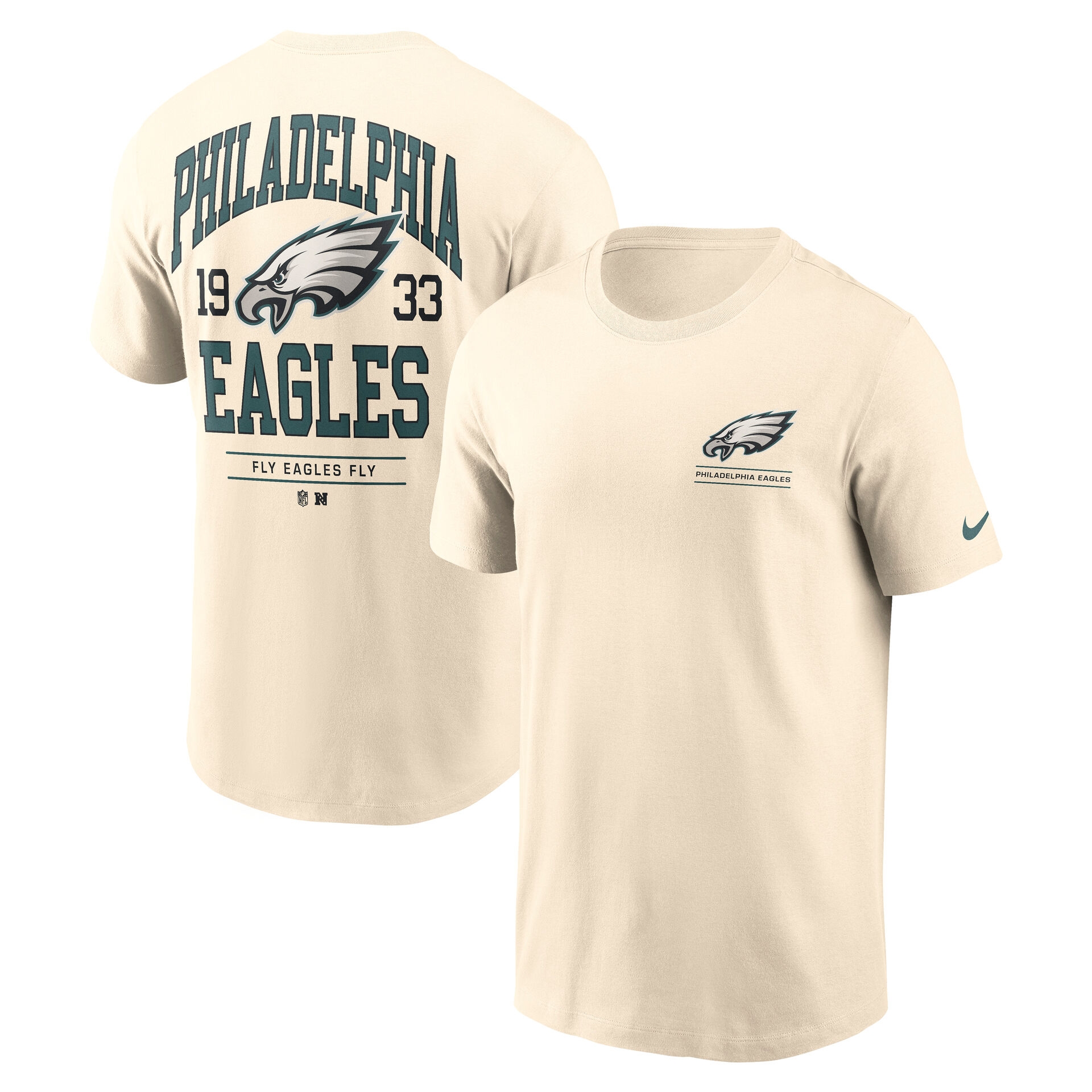 Philadelphia Eagles Freestyle Essential NFL T-Shirt Natural