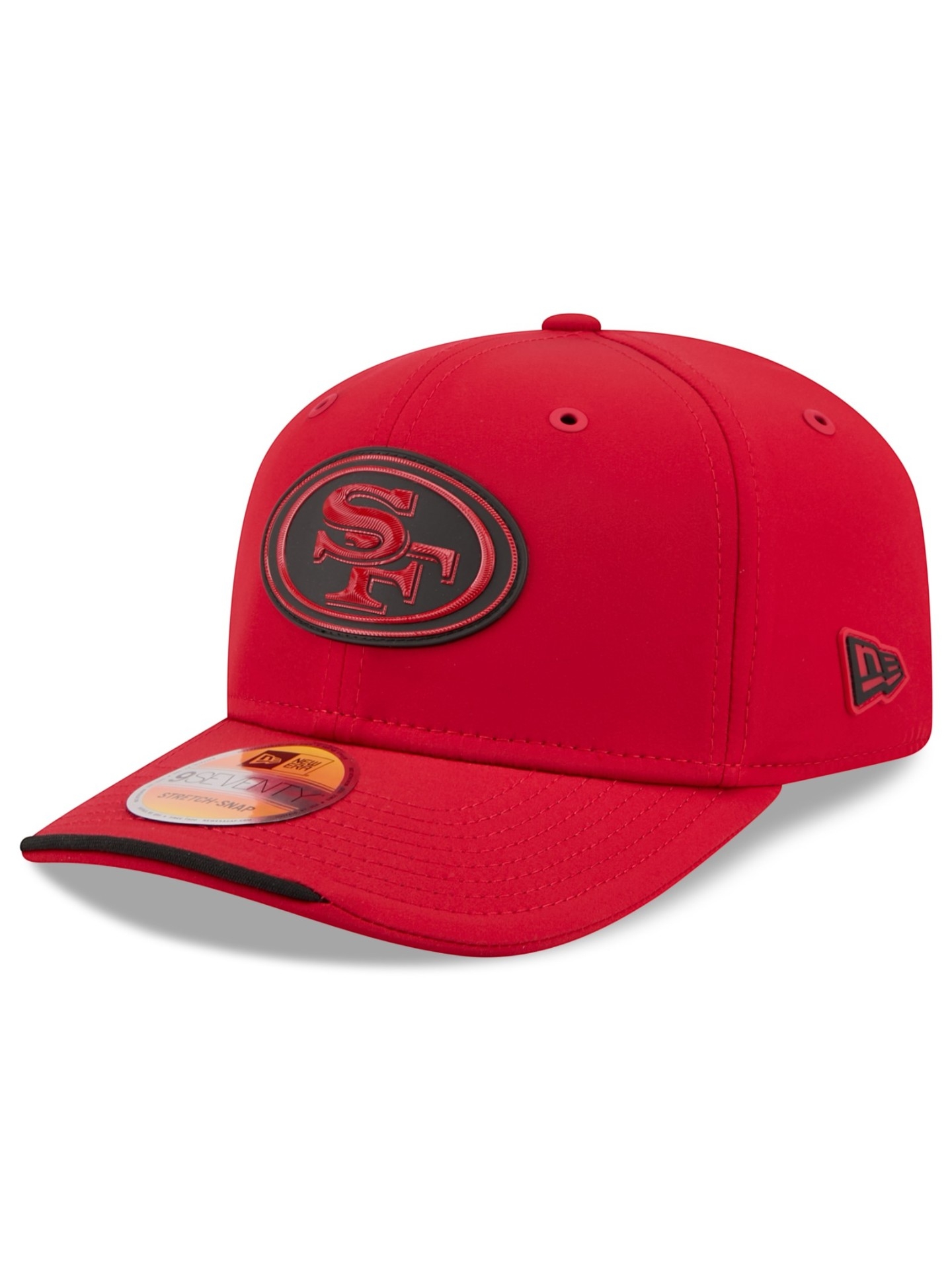San Francisco 49ers 2026 NFL Sideline 9SEVENTY Stretch-Snap Cap Rot