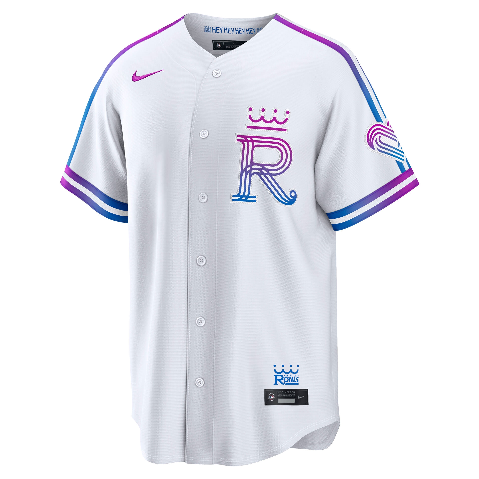 Kansas City Royals 2026 City Connect Stadium MLB Trikot Weiß