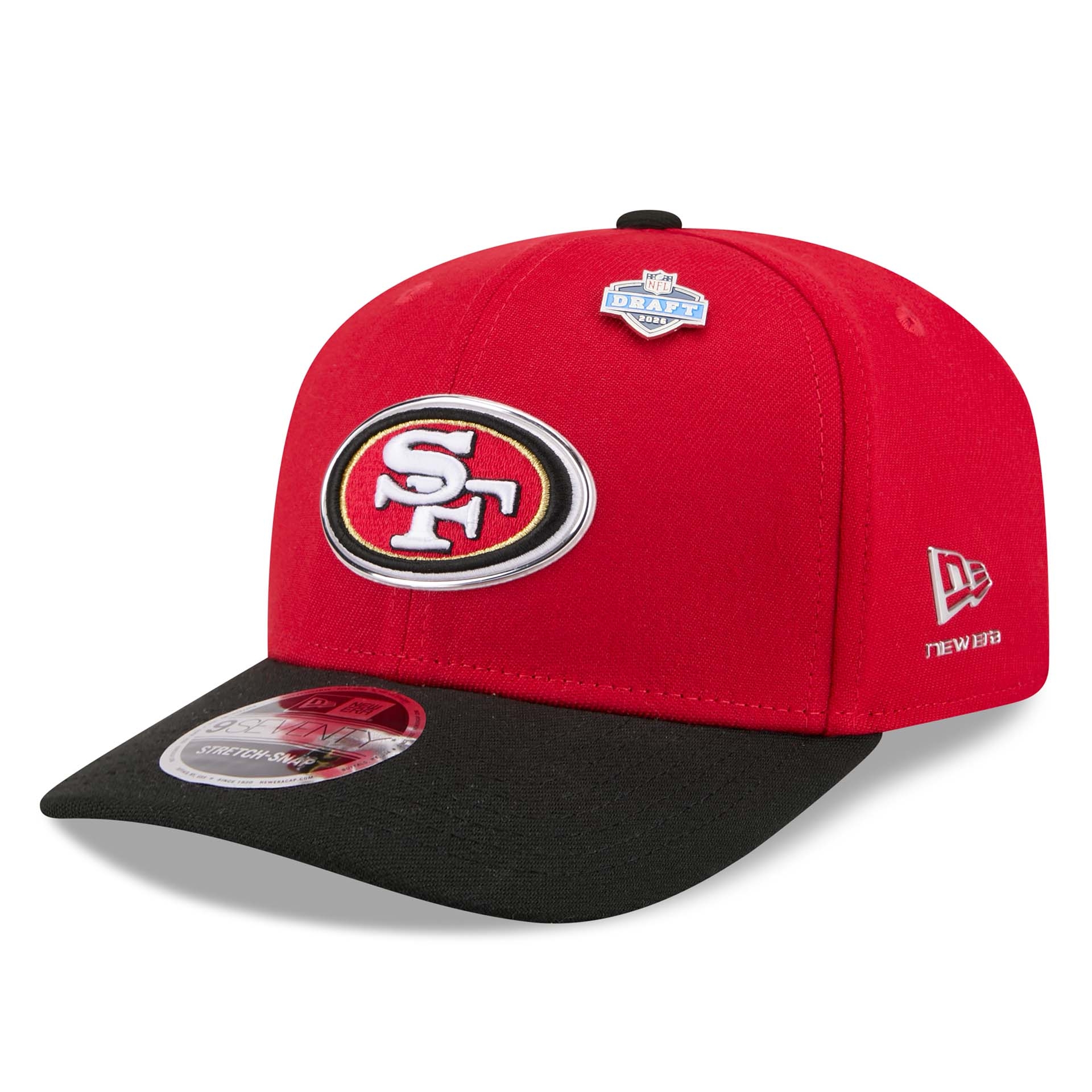 San Francisco 49ers 2026 NFL Draft 9SEVENTY Stretch-Snap Cap