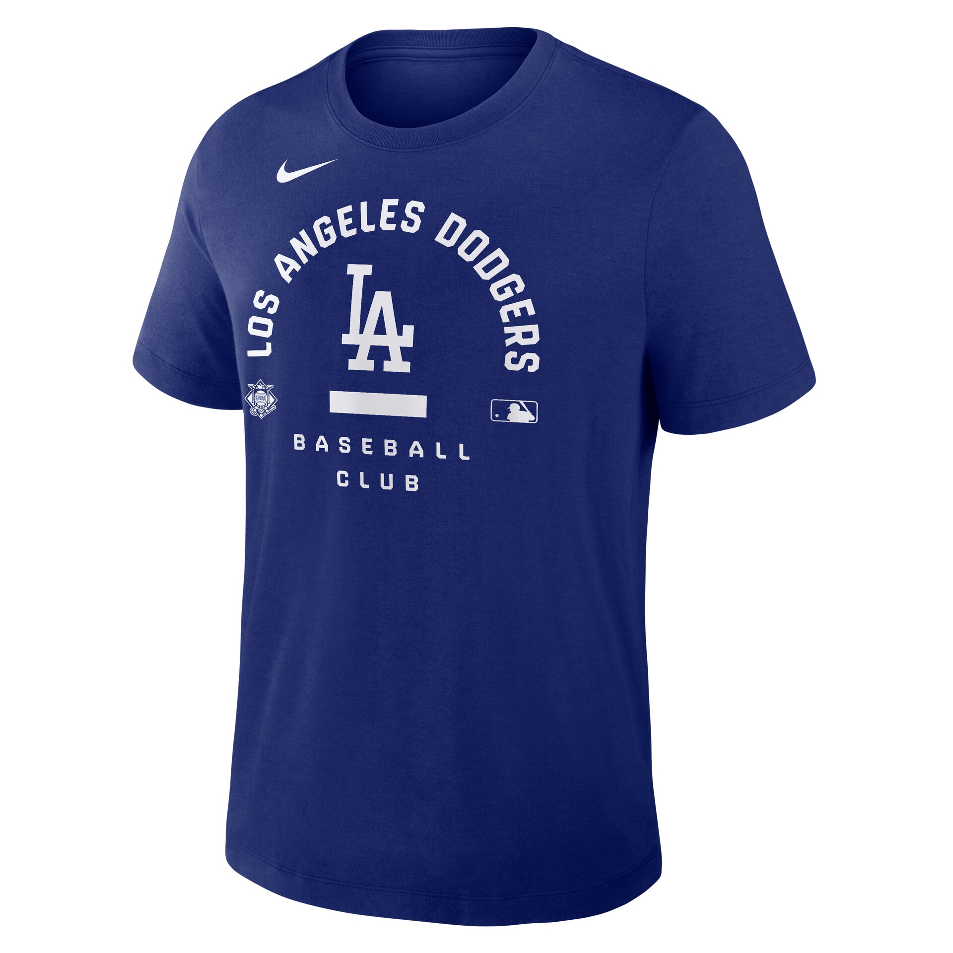 Los Angeles Dodgers Early Work 2026 MLB Authentic Tri-Blend T-Shirt Blau