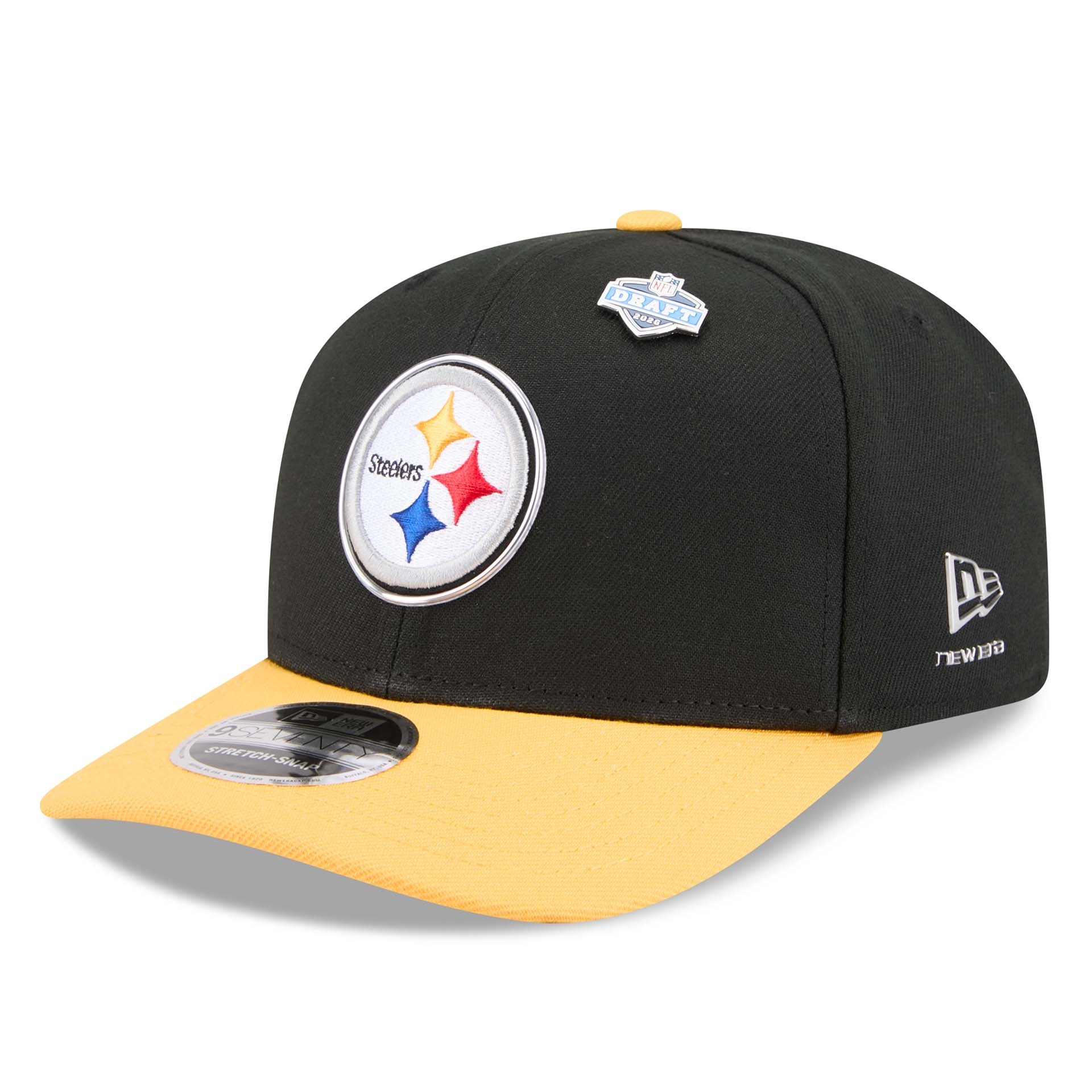 Pittsburgh Steelers 2026 NFL Draft 9SEVENTY Stretch-Snap Cap