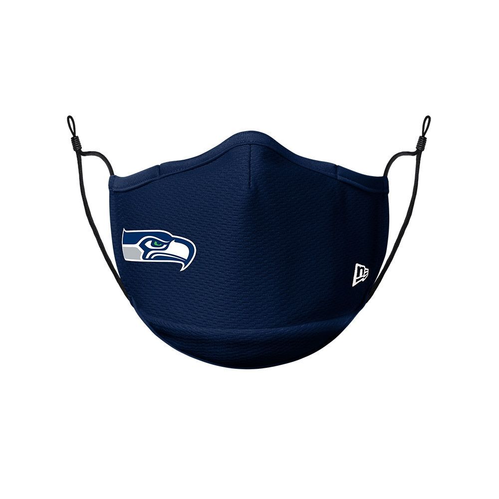 Seattle Seahawks Official NFL On-Field Face Mask Navy