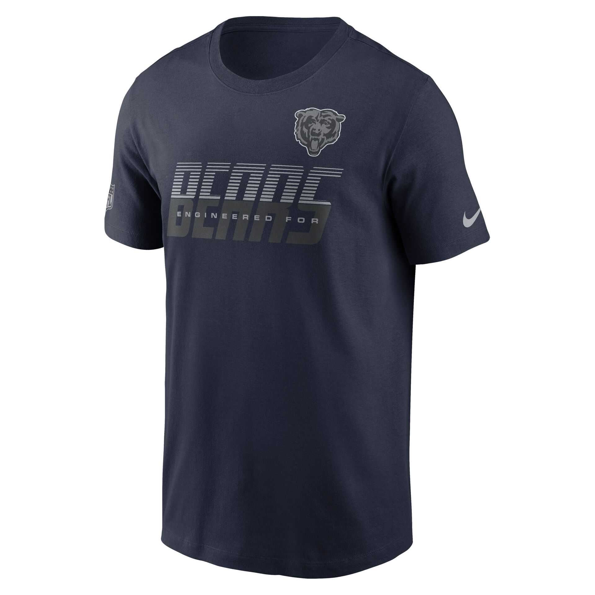 Chicago Bears 2026 NFL Sideline Team Issue Dri-Fit T-Shirt Navy