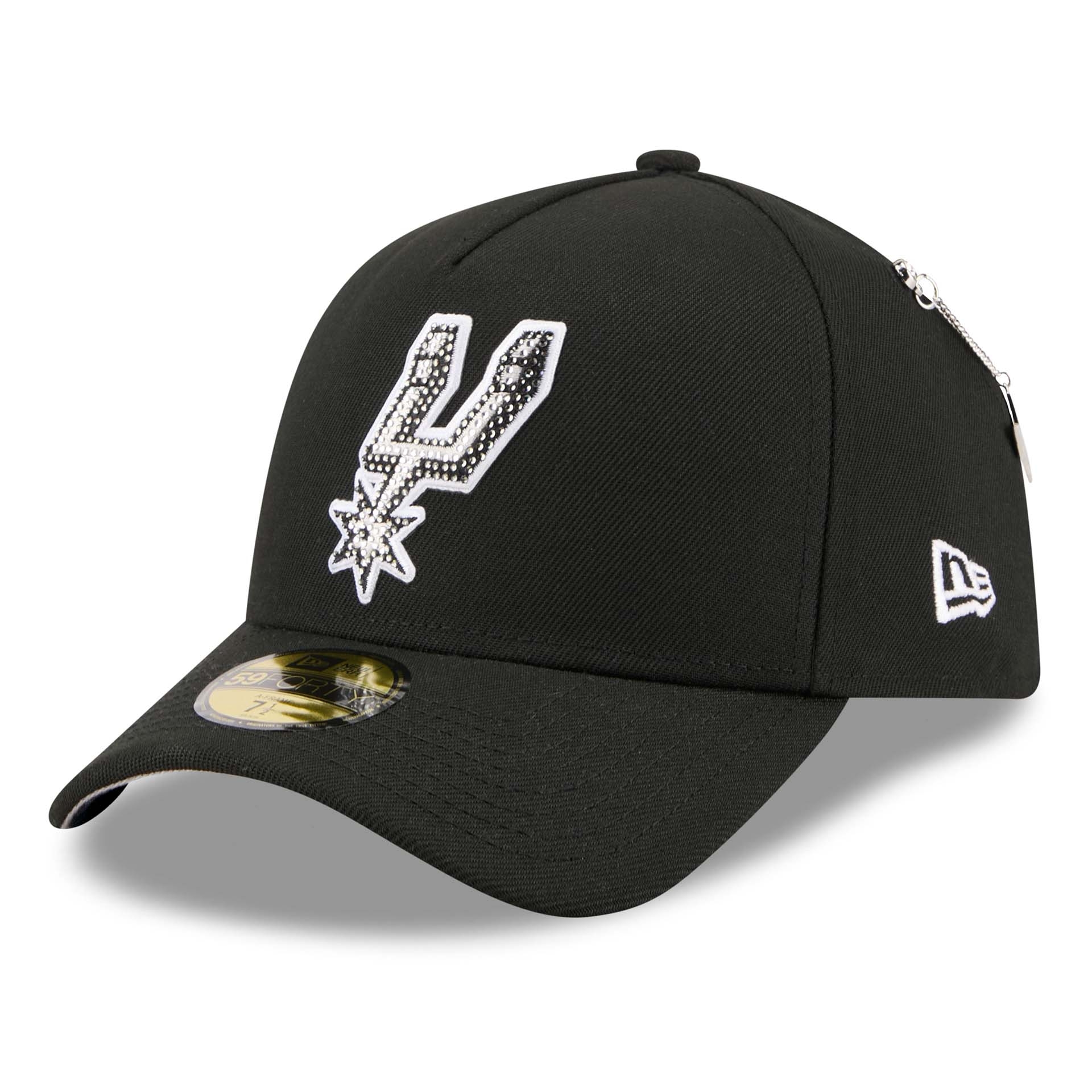 San Antonio Spurs 2026 NBA Draft On-Stage Crystal 59FORTY A-Frame Fitted Cap Black