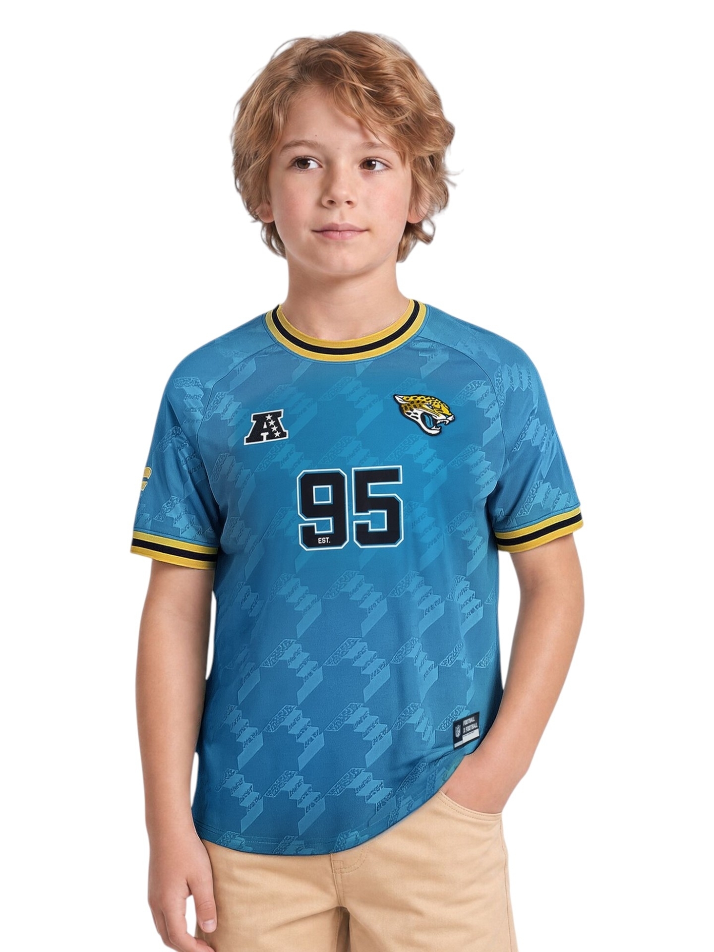 Jacksonville Jaguars 2026 Football x Football NFL Fan Jersey (YOUTH)