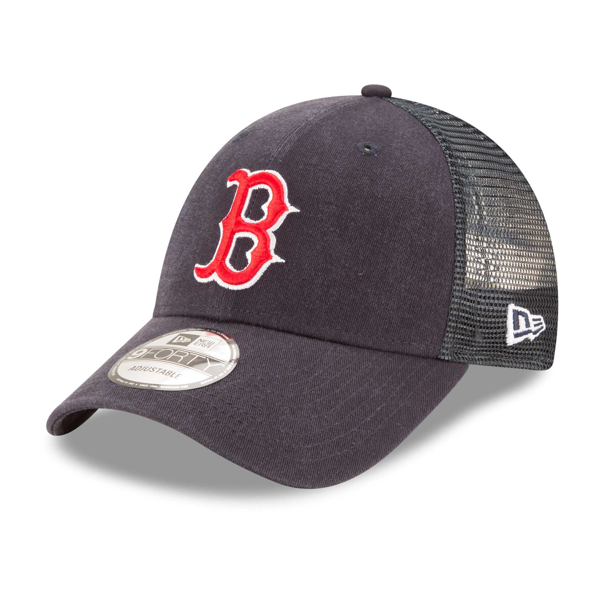 Boston Red Sox Basic New Era 9FORTY Trucker MLB Cap