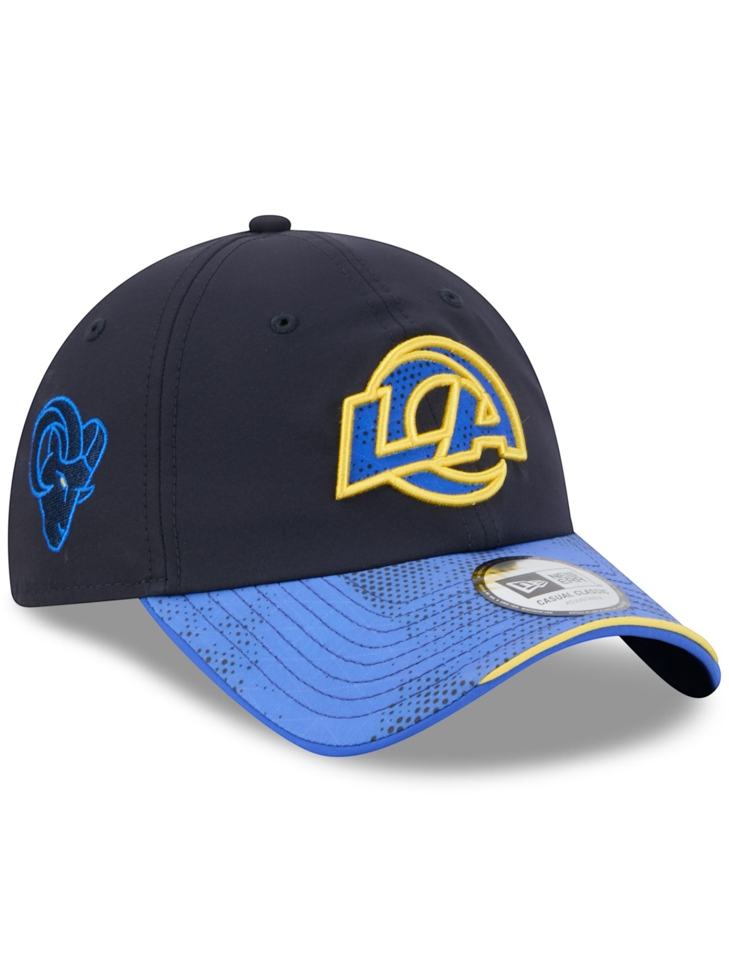 Los Angeles Rams 2026 NFL Rivalries Sideline Casual Classic Adjustable Cap Navy