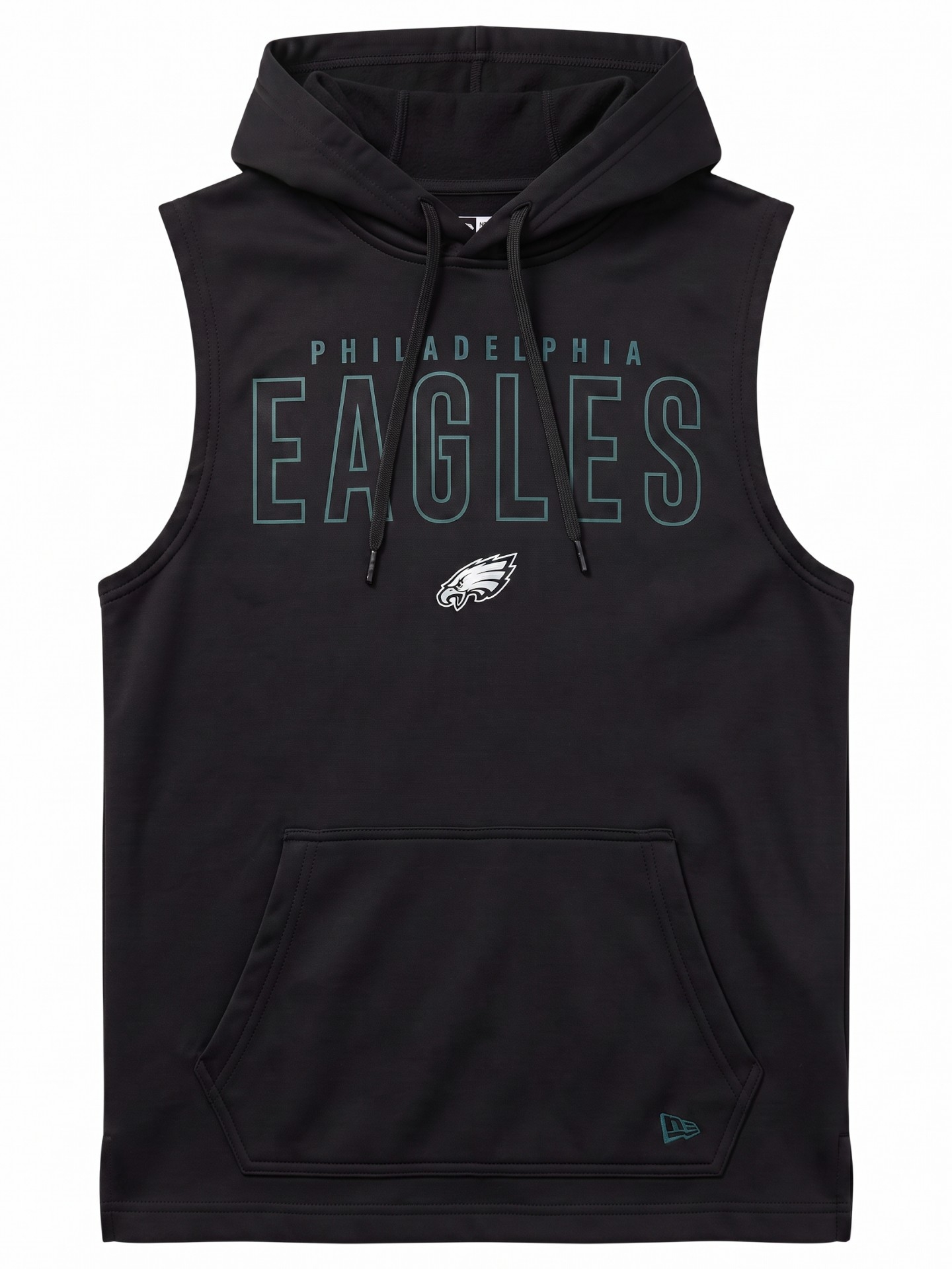 Philadelphia Eagles 2026 NFL Sideline Sleeveless Hoodie Schwarz