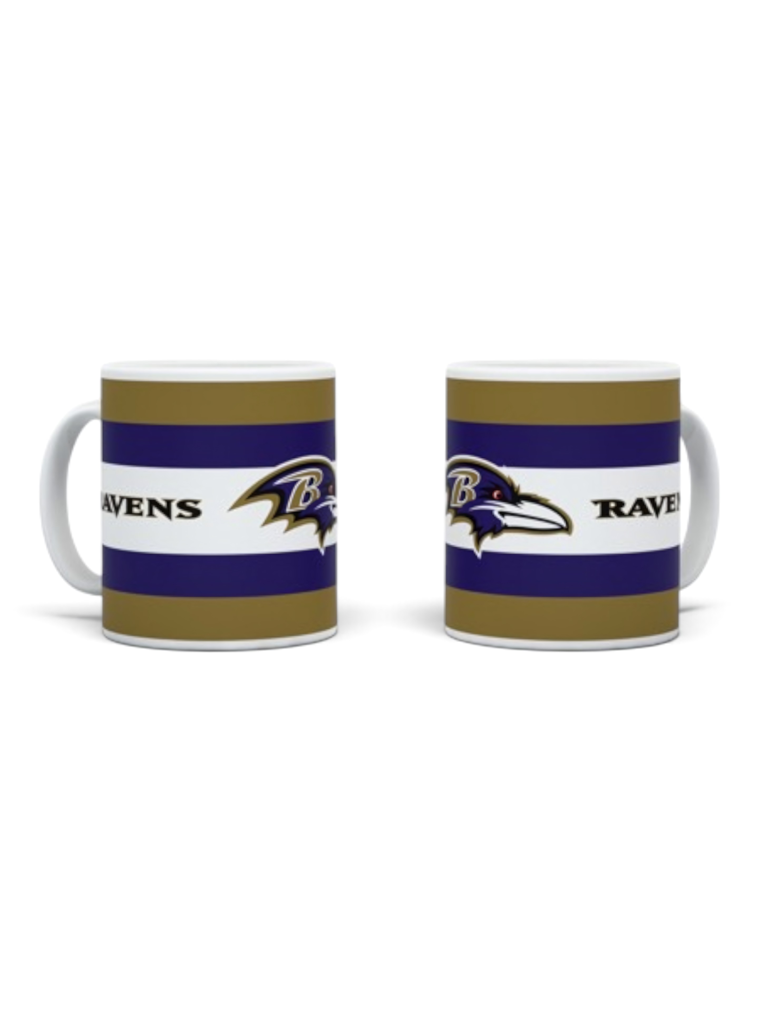 Baltimore Ravens Stripe Logo NFL Becher (330 ml)