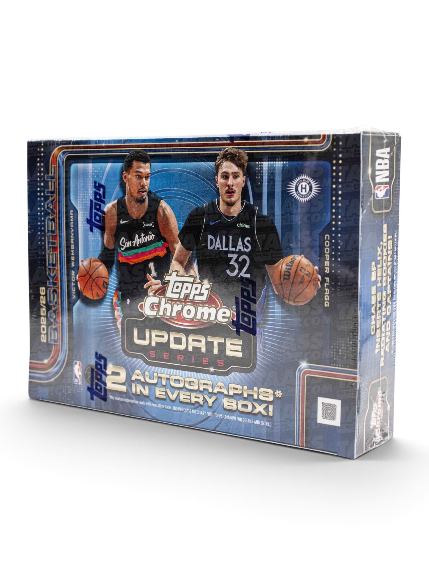 2025/26 Topps Chrome NBA Update Series Basketball Breaker Delight Box