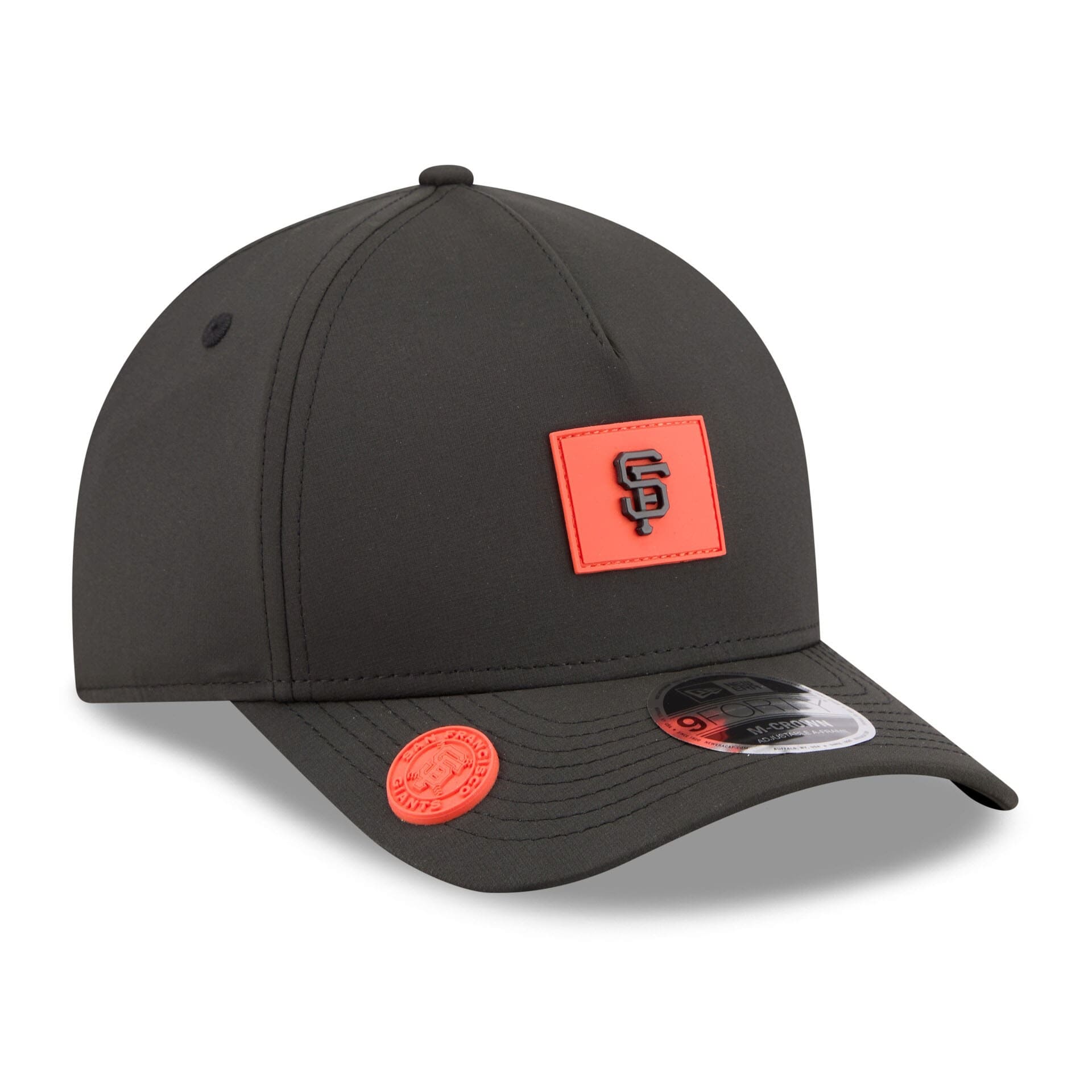 San Francisco Giants 2026 MLB Clubhouse 9FORTY M-Crown A-Frame Snapback Cap