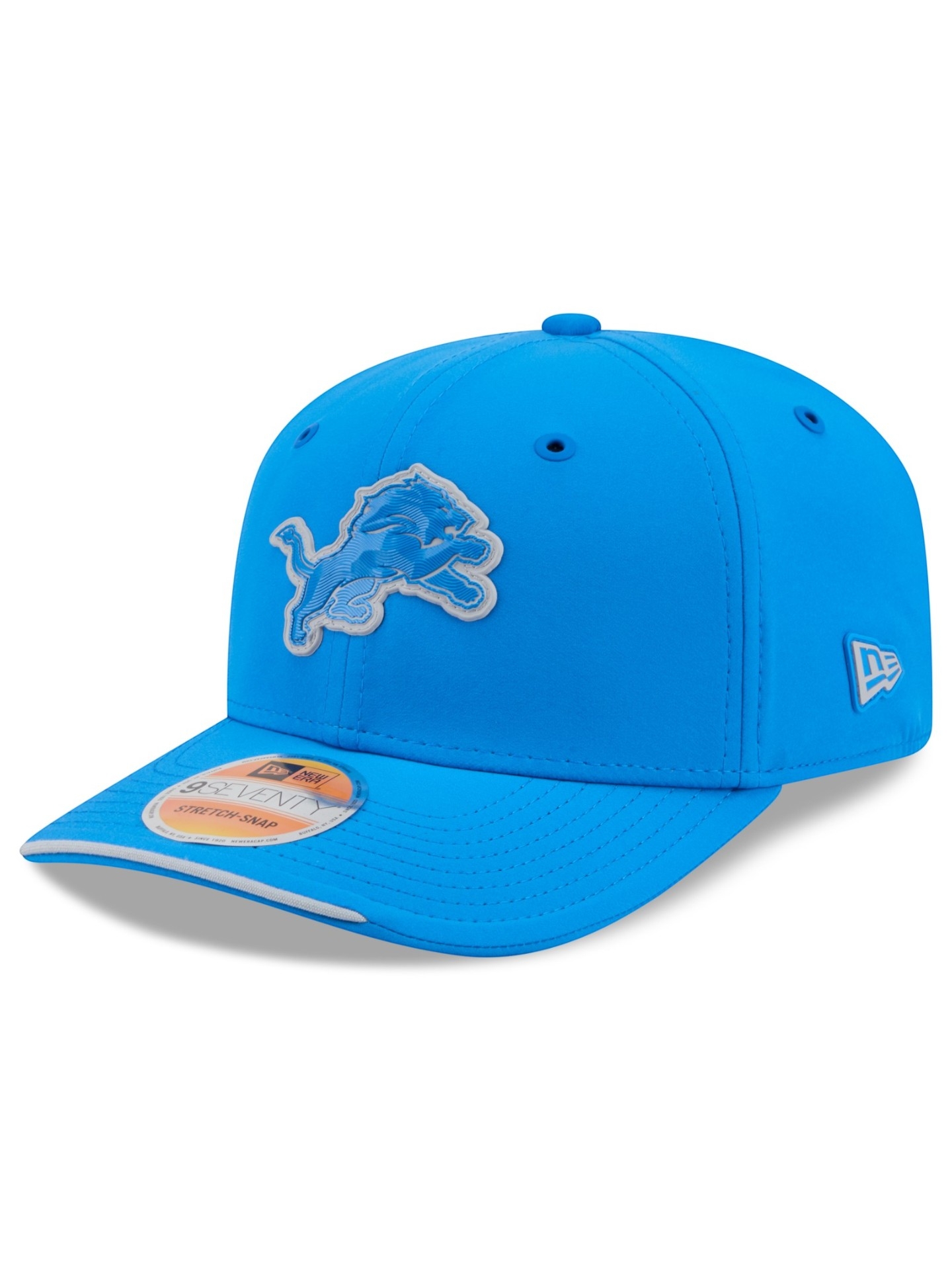 Detroit Lions 2026 NFL Sideline 9SEVENTY Stretch-Snap Cap Blue