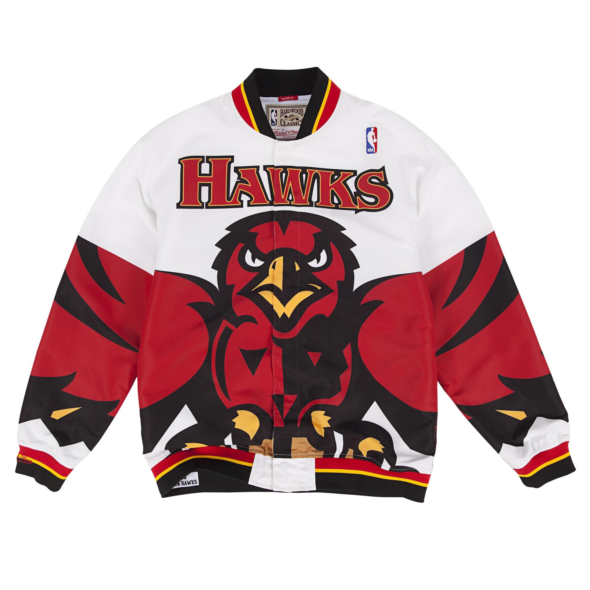 Atlanta Hawks 1995-1996 Authentic Warm Up NBA Jacket White