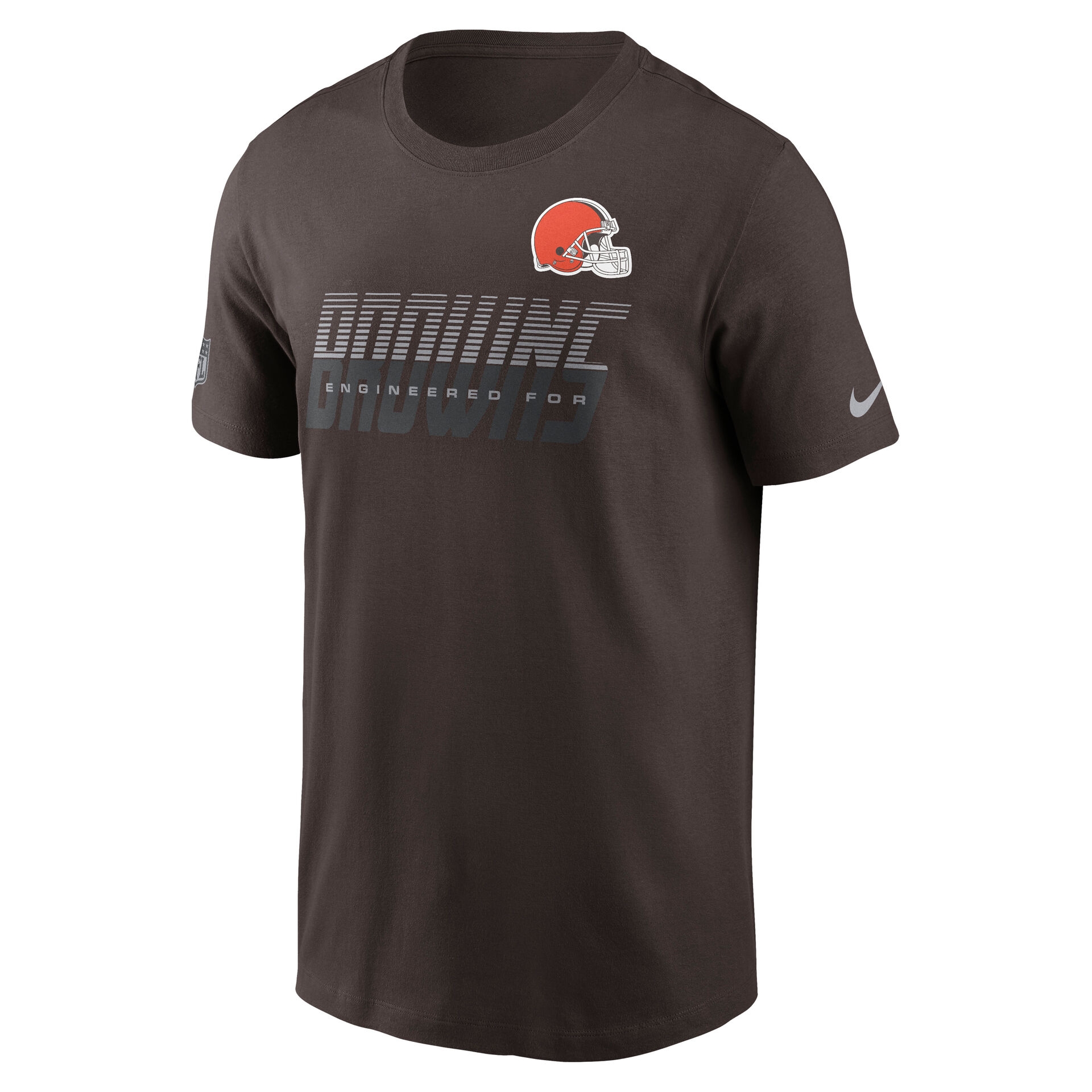 Cleveland Browns 2026 NFL Sideline Team Issue Dri-Fit T-Shirt Braun