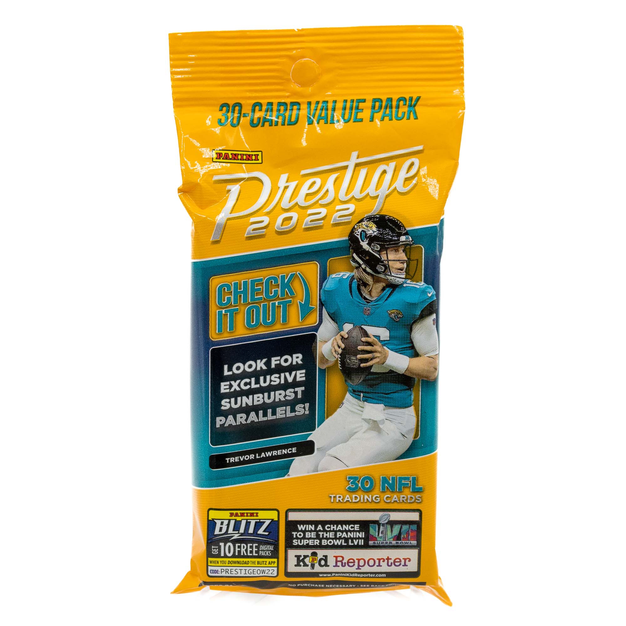 2022 Panini Prestige NFL Football Cello Value Fat-Pack