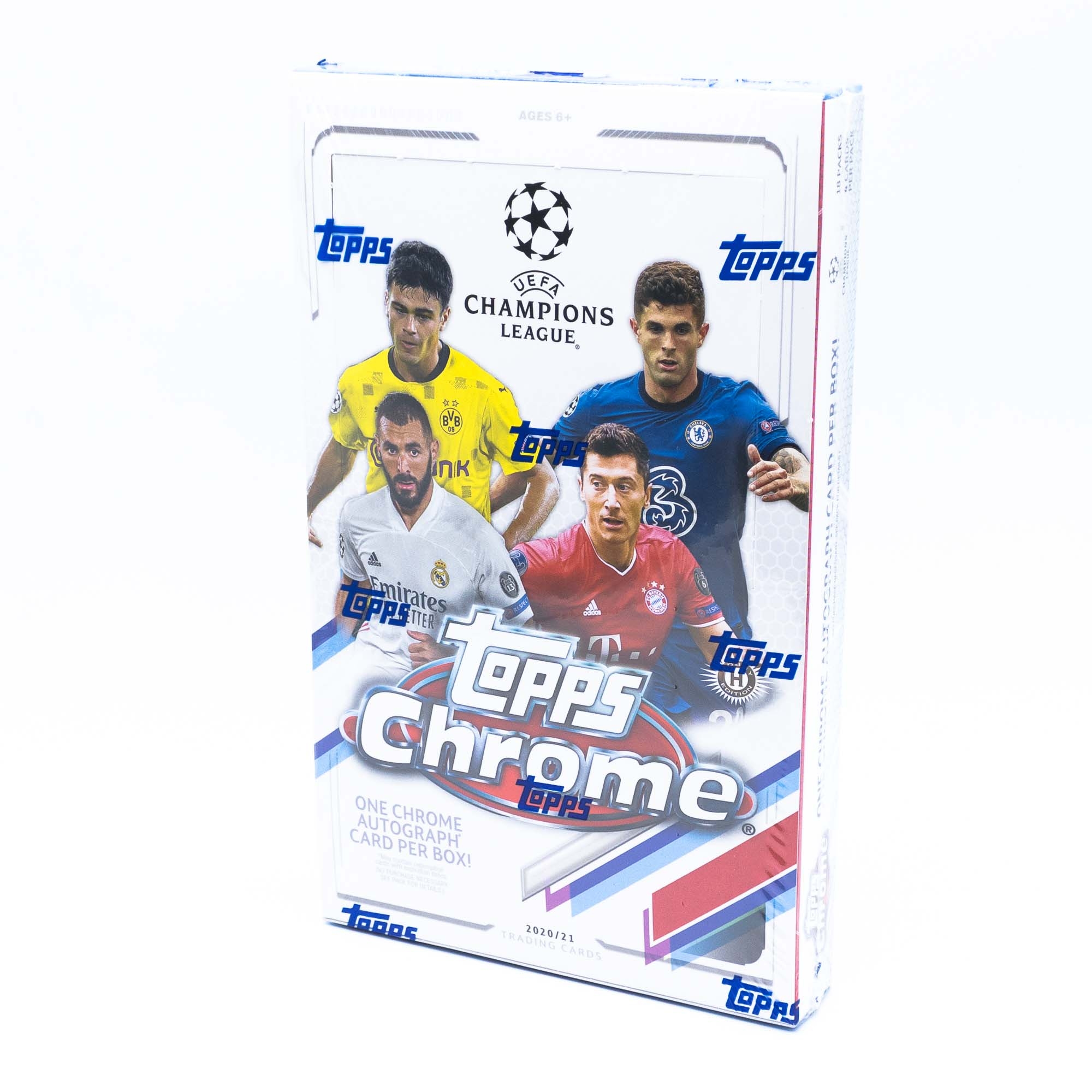 2020/21 Topps Chrome UEFA Champions League Soccer Hobby Box