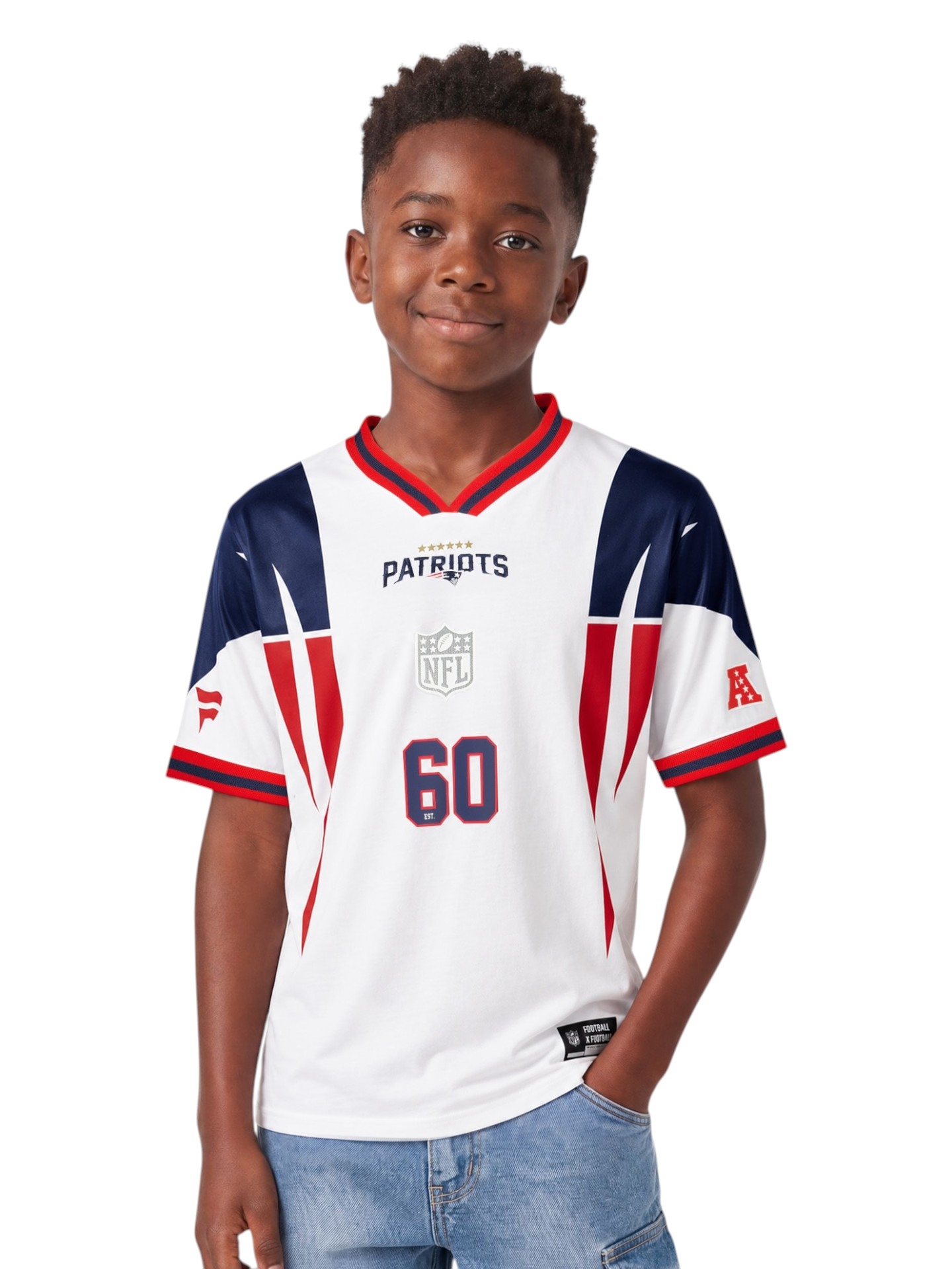 New England Patriots 2026 Football x Football NFL Fan Trikot Weiß