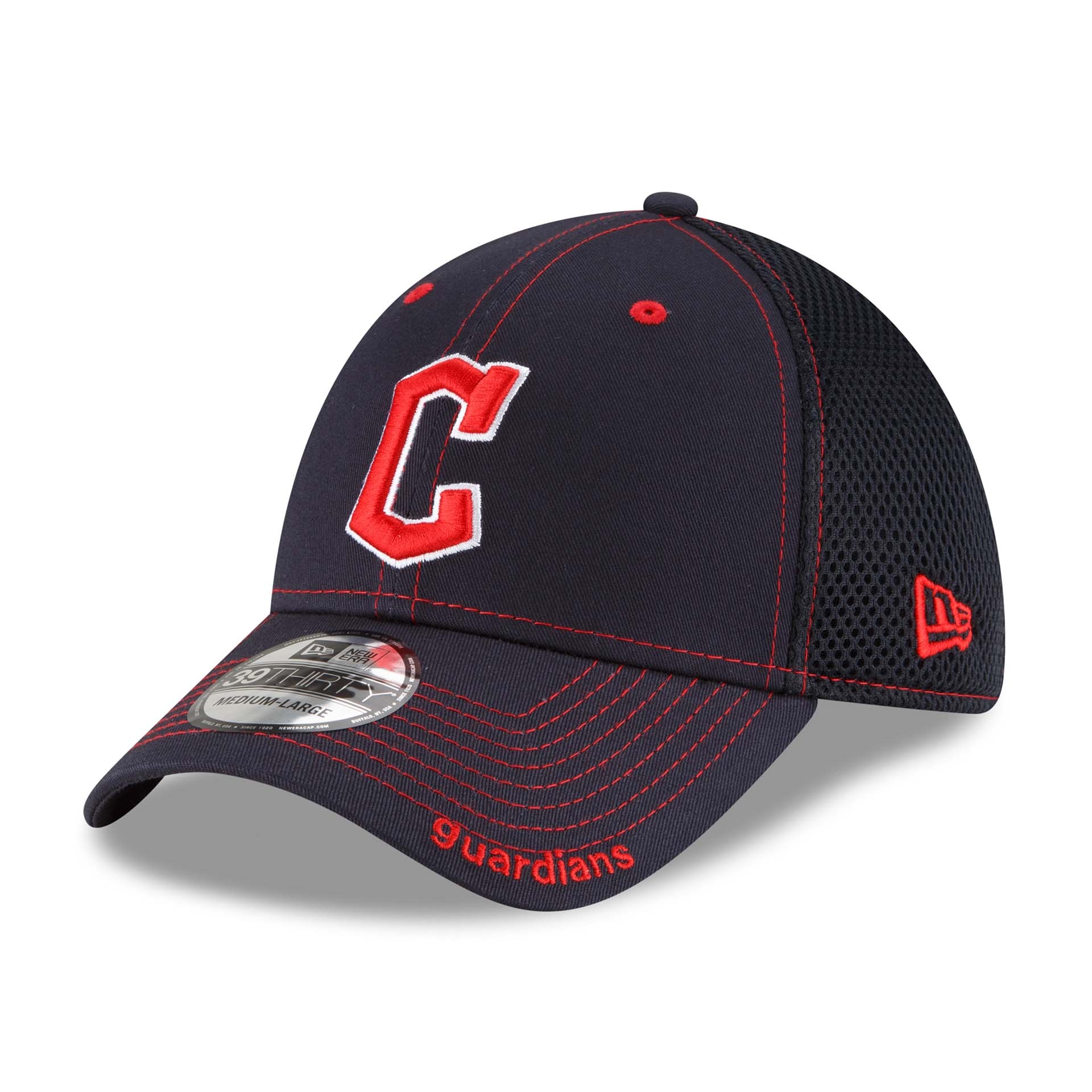 Cleveland Guardians Team Neo New Era 39THIRTY MLB Cap Navy