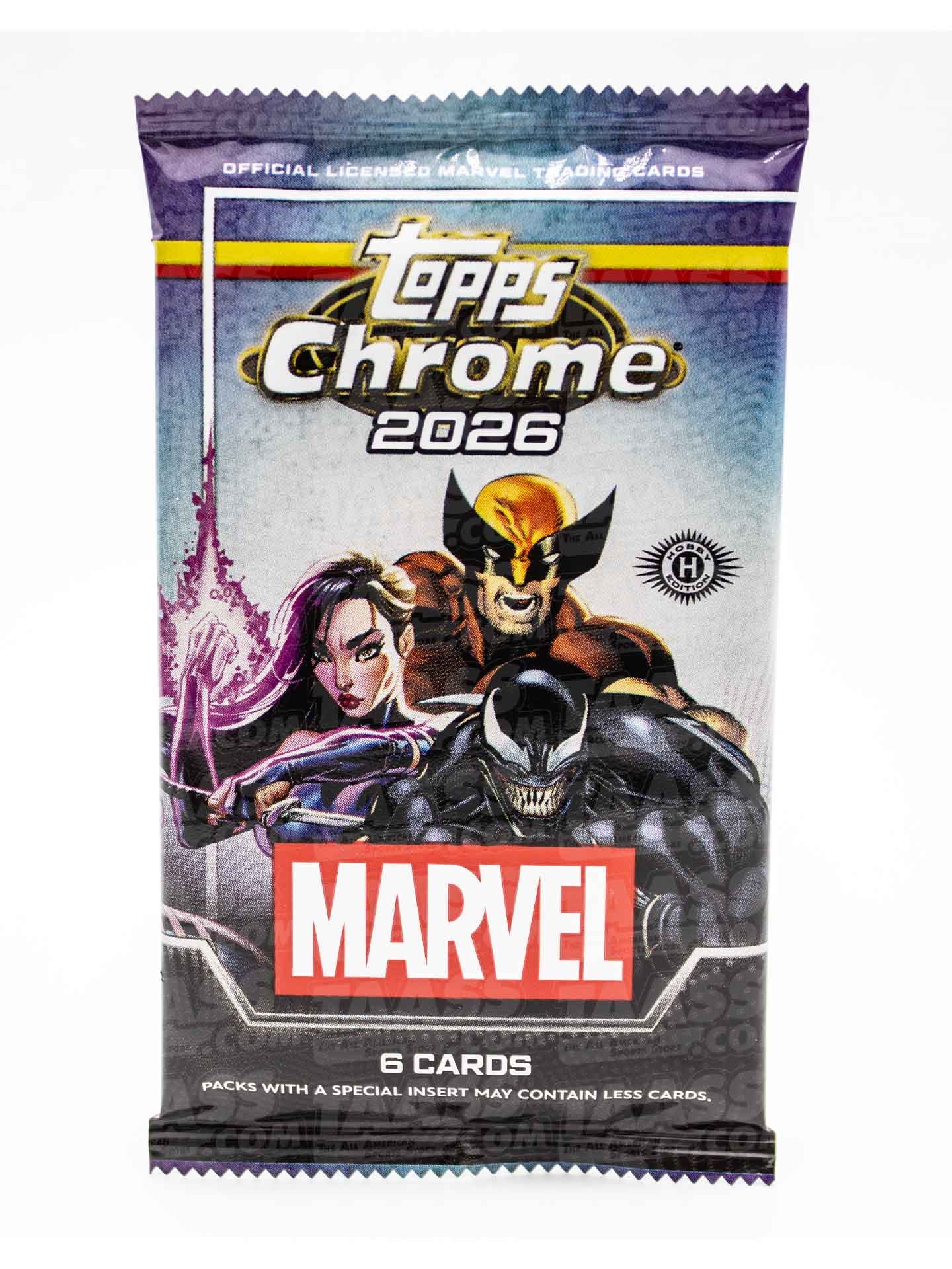 2026 topps Marvel Comics Chrome Hobby Pack
