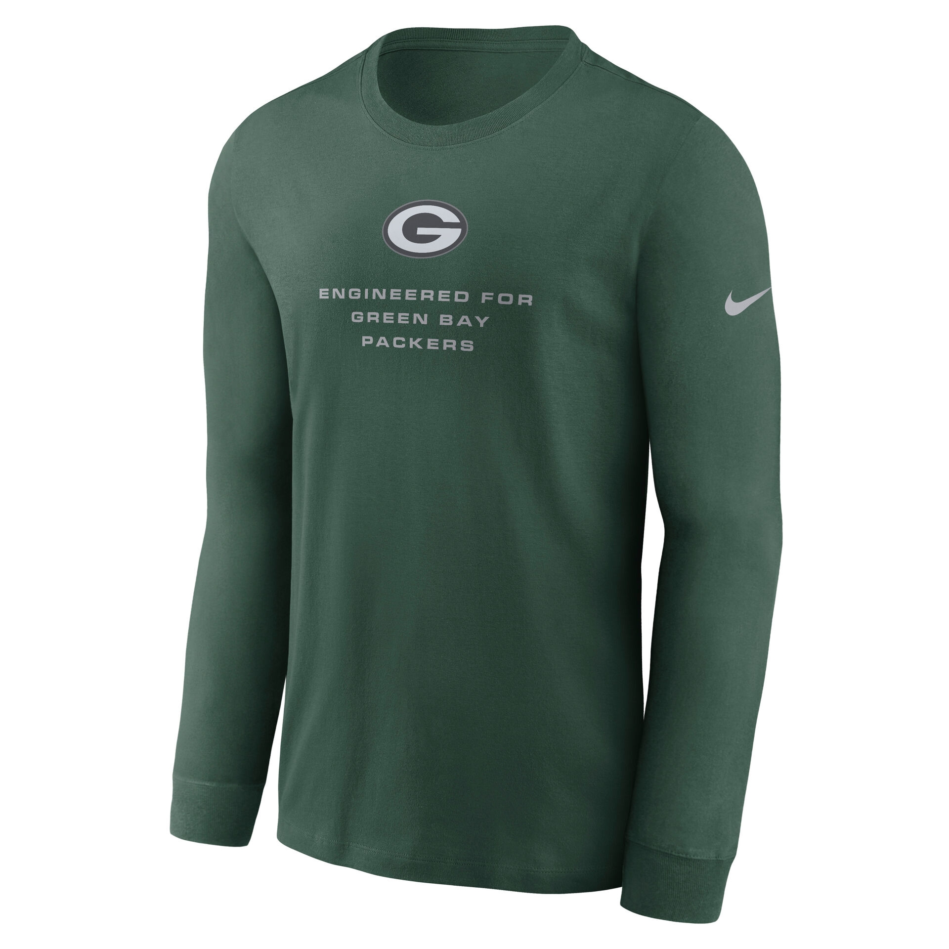 Green Bay Packers 2026 NFL Sideline Bold Arch Dri-Fit Long Sleeve T-Shirt Schwarz