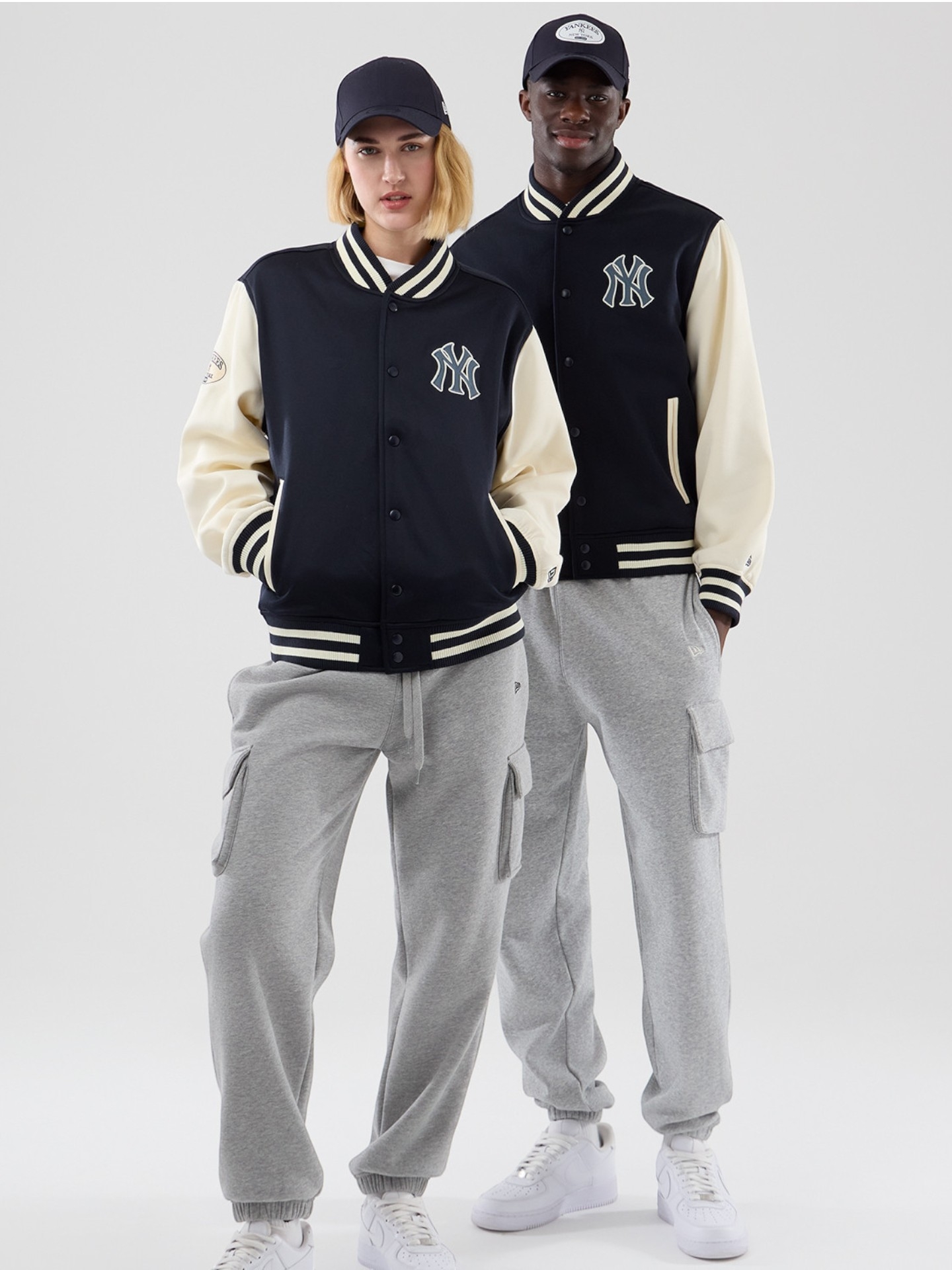 New York Yankees Varsity Jersey Bomber MLB Jacket Navy