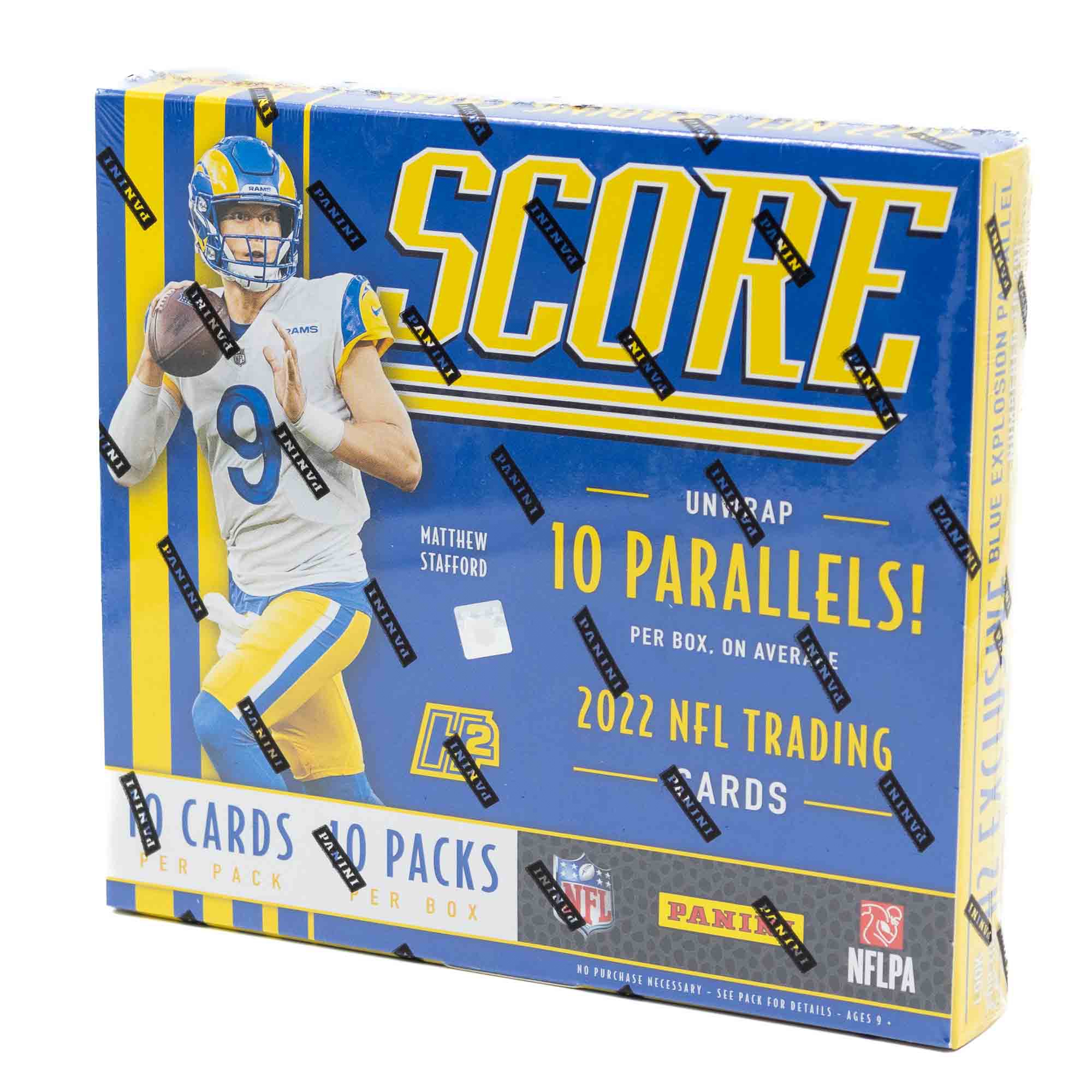 2022 Panini Score NFL Football Hybrid H2 Box