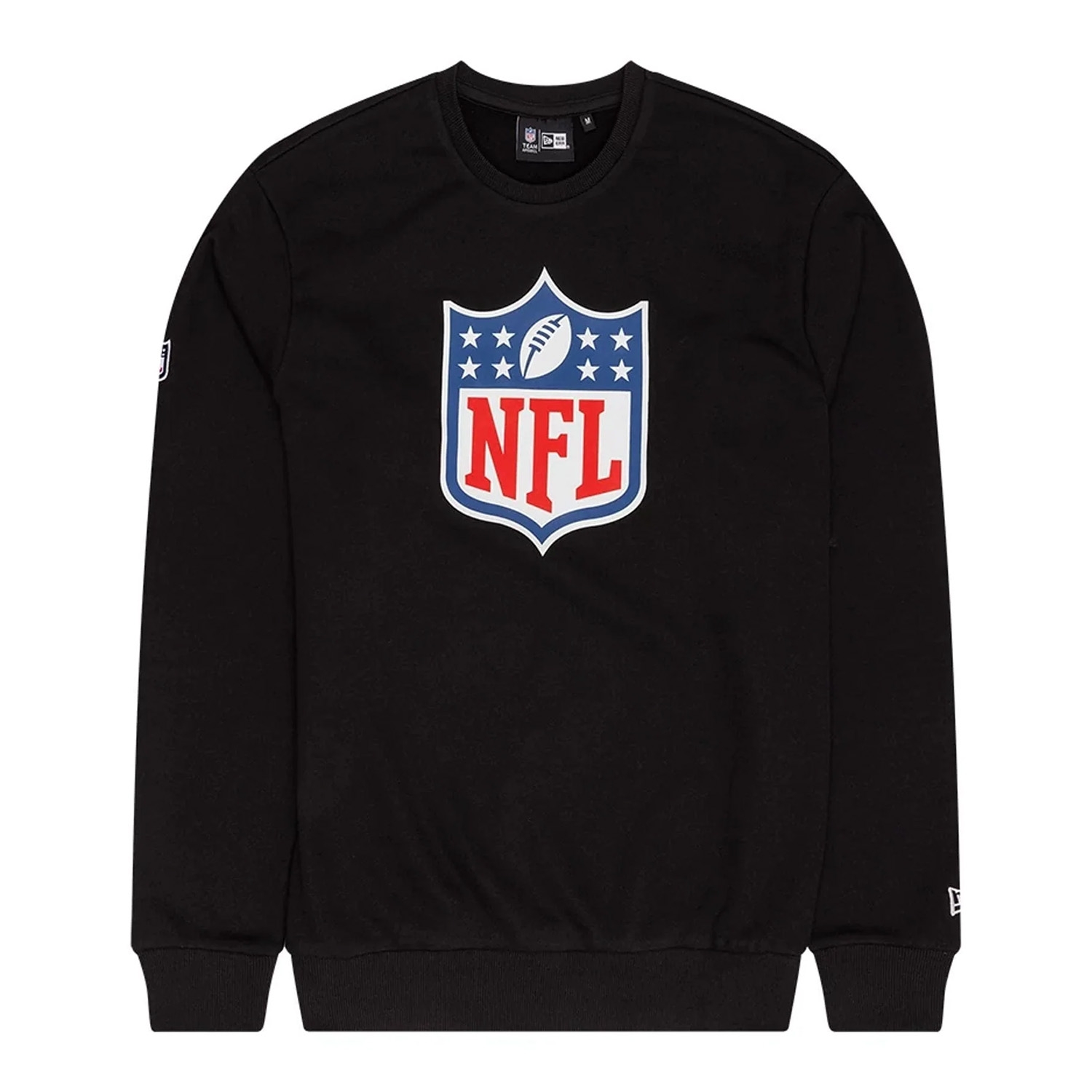 NFL Shield Logo Crewneck NFL Sweatshirt Schwarz