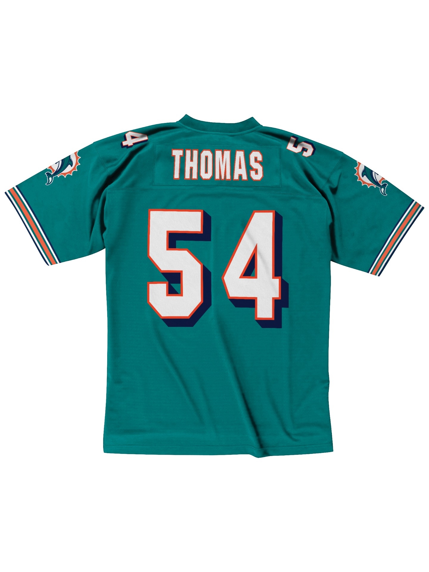 Zach Thomas #54 Miami Dolphins 2006 Legacy Throwback NFL Trikot Aqua