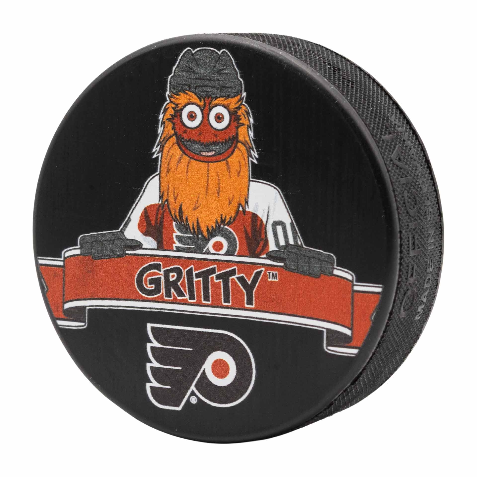 Philadelphia Flyers Gritty Mascot NHL Souvenir Puck