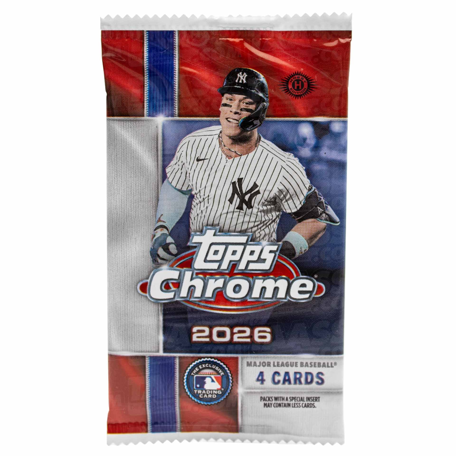 2026 Topps Chrome Baseball MLB Hobby Pack