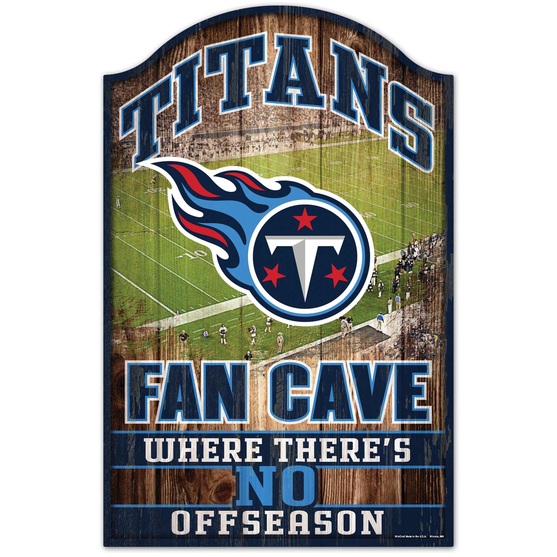 Tennessee Titans WinCraft NFL Fan Cave Holzschild
