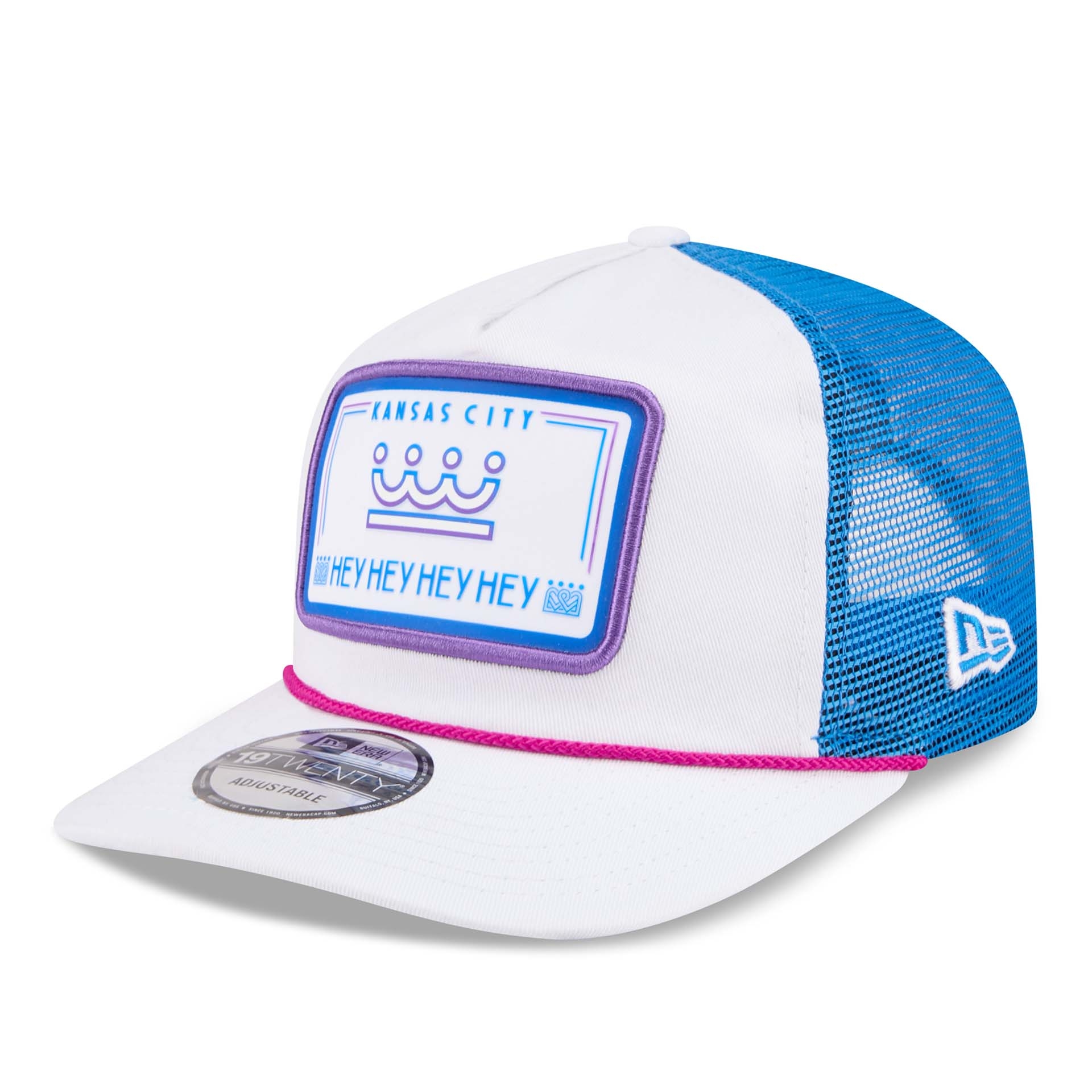 Kansas City Royals 2026 MLB City Connect 19TWENTY Fan Pack Adjustable Trucker Cap Weiß