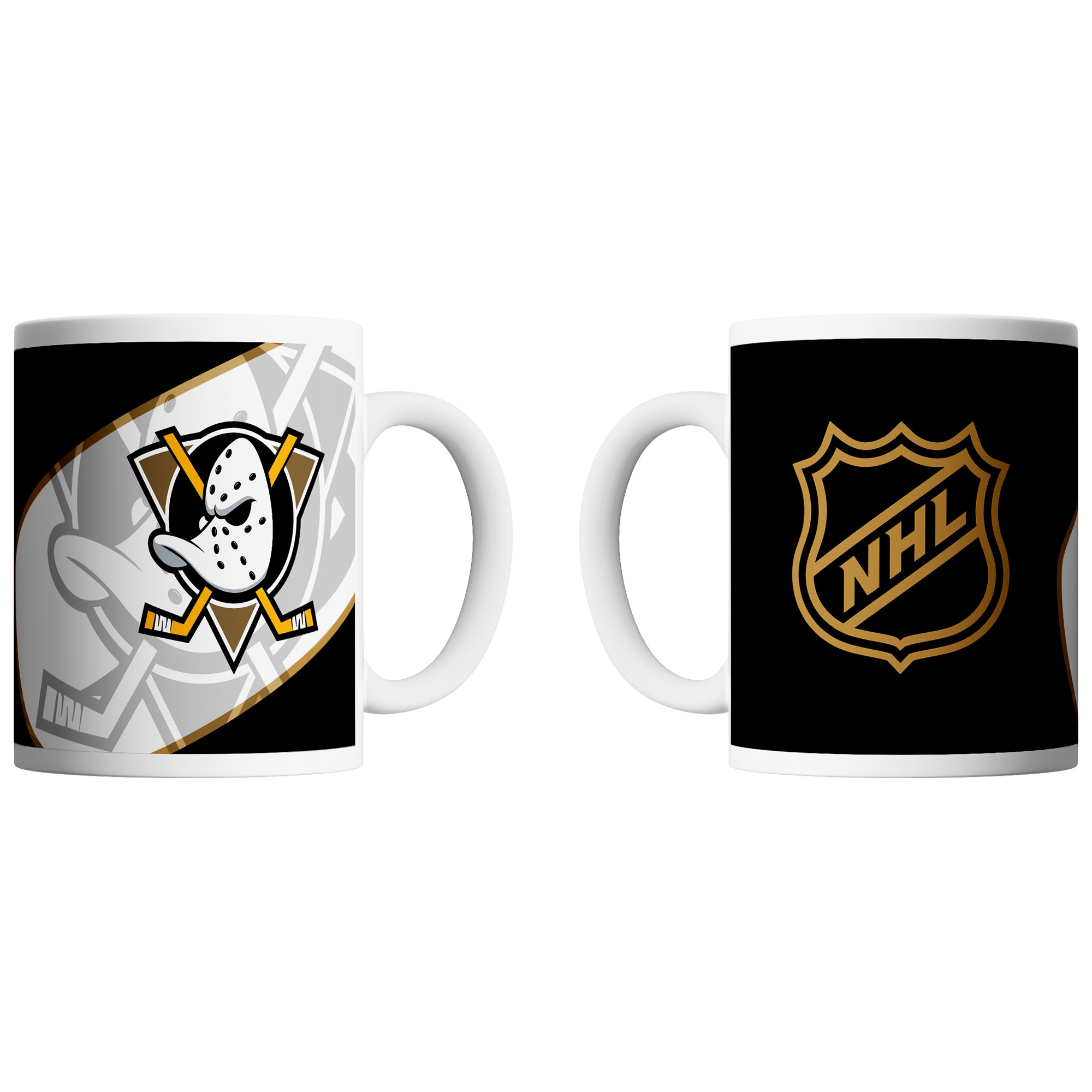 Anaheim Ducks Shadow Logo & Shield NHL Becher (330 ml)