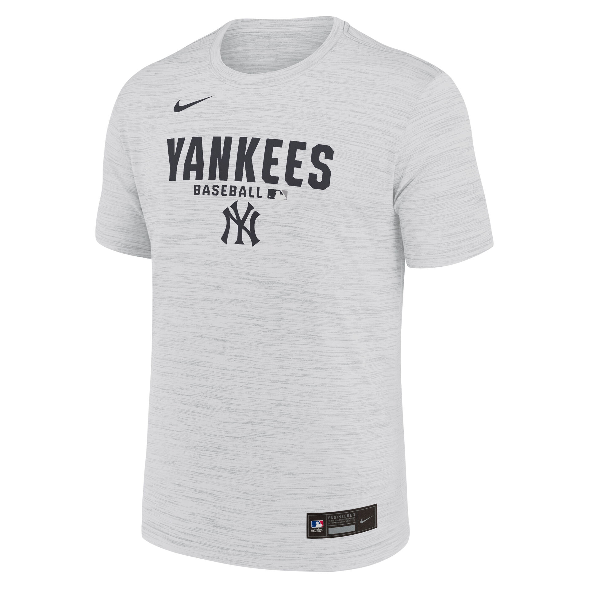 New York Yankees 2026 MLB Authentic Velocity T-Shirt Gray