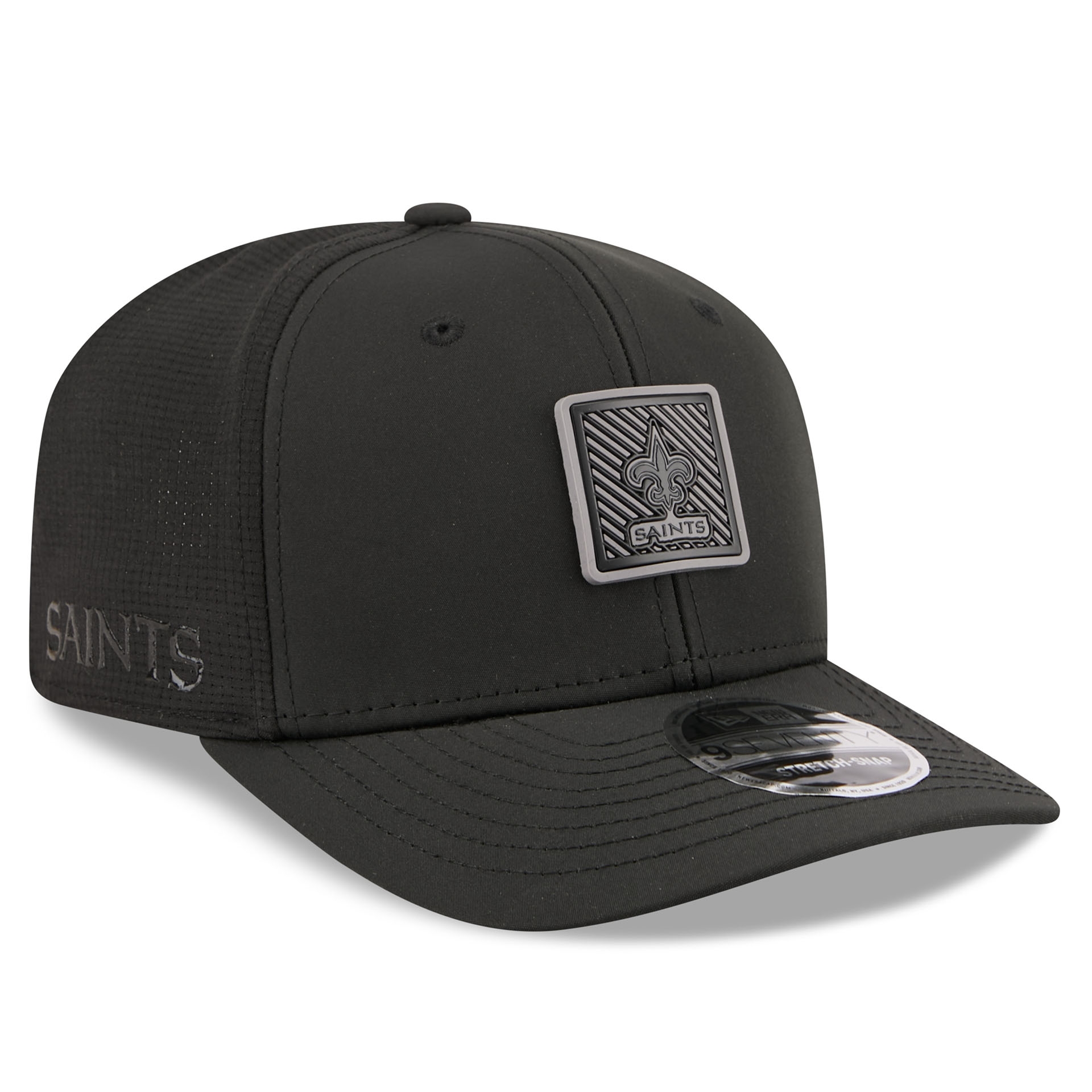 New Orleans Saints Black 2026 NFL Training Camp 9SEVENTY Stretch-Snap Cap Black