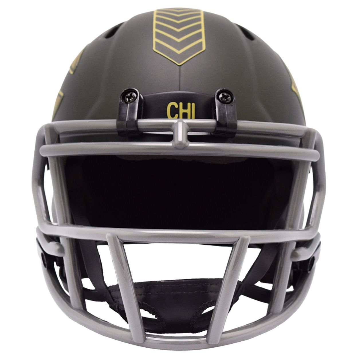 chicago bears football helmets 2 PACK ABS Helmet Ornament SET Show your Chicago Bears pride with the Fanz Collectibles Custom Mini Helmet featuring your photo inside the visor for a one Chicago Bears Current Riddell Speed