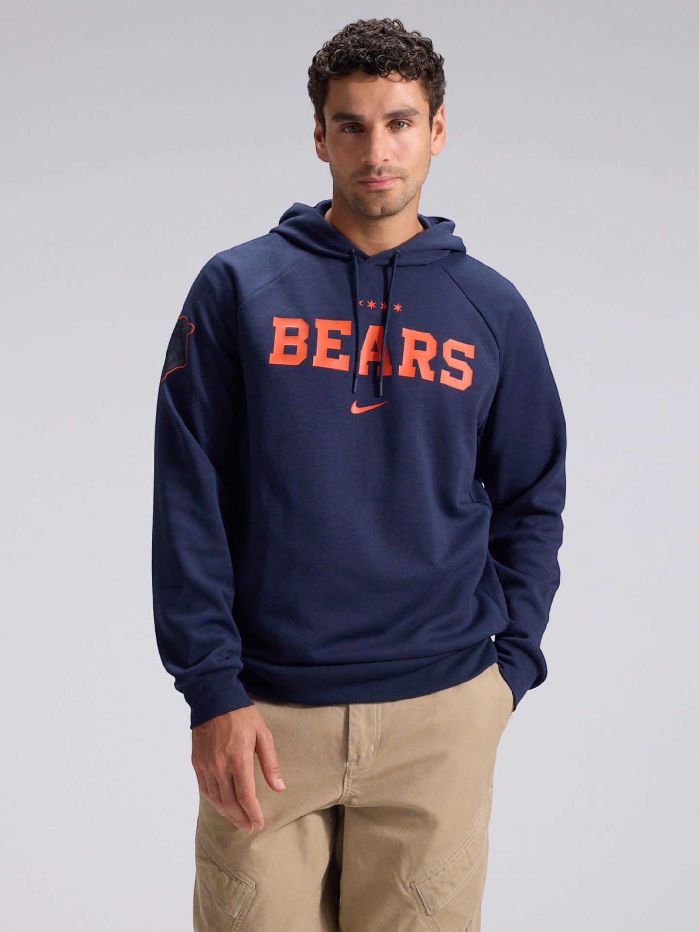 Chicago Bears 2026 NFL Rivalries Dri-FIT Pullover Hoodie Navy
