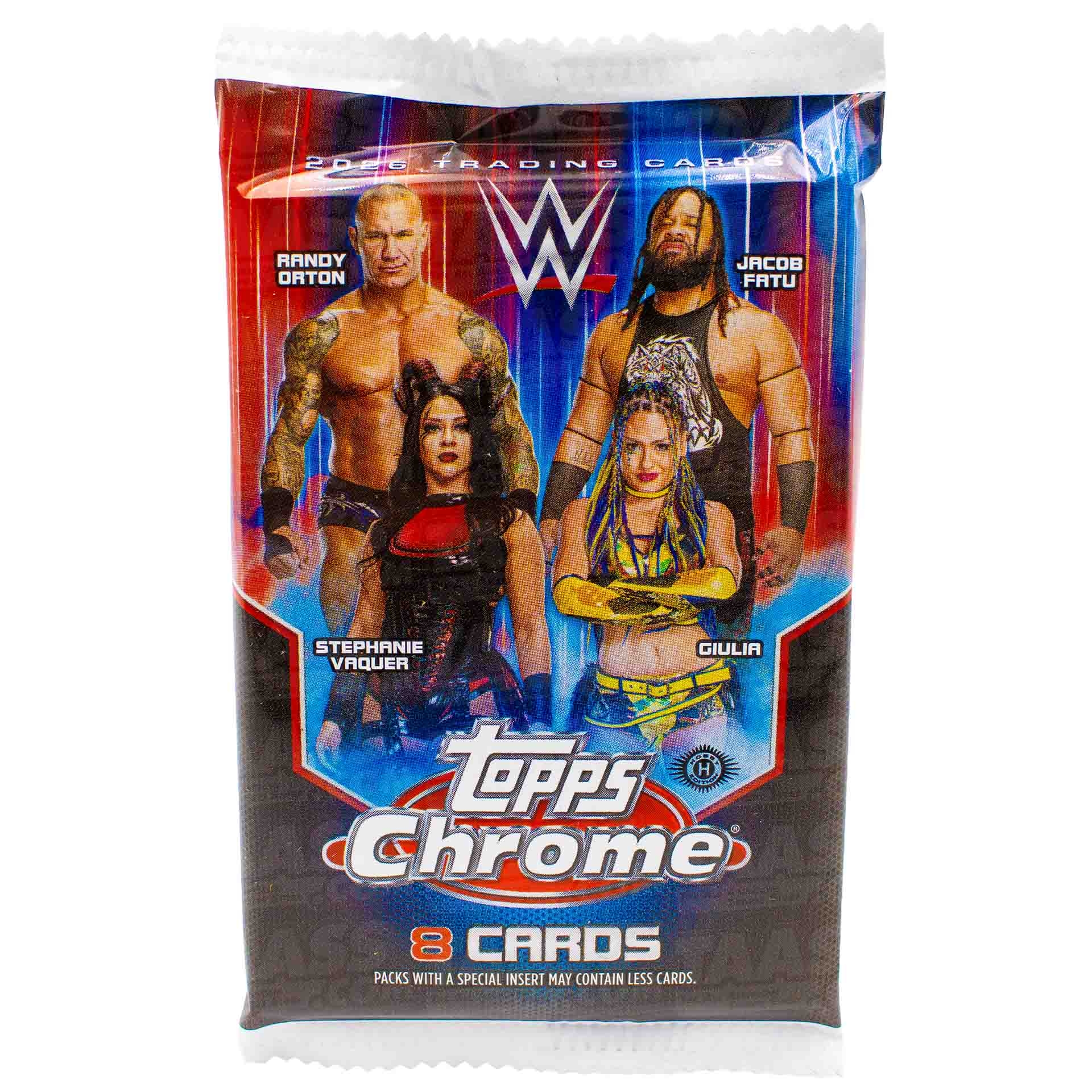 2026 Topps Chrome WWE Wrestling Hobby Pack