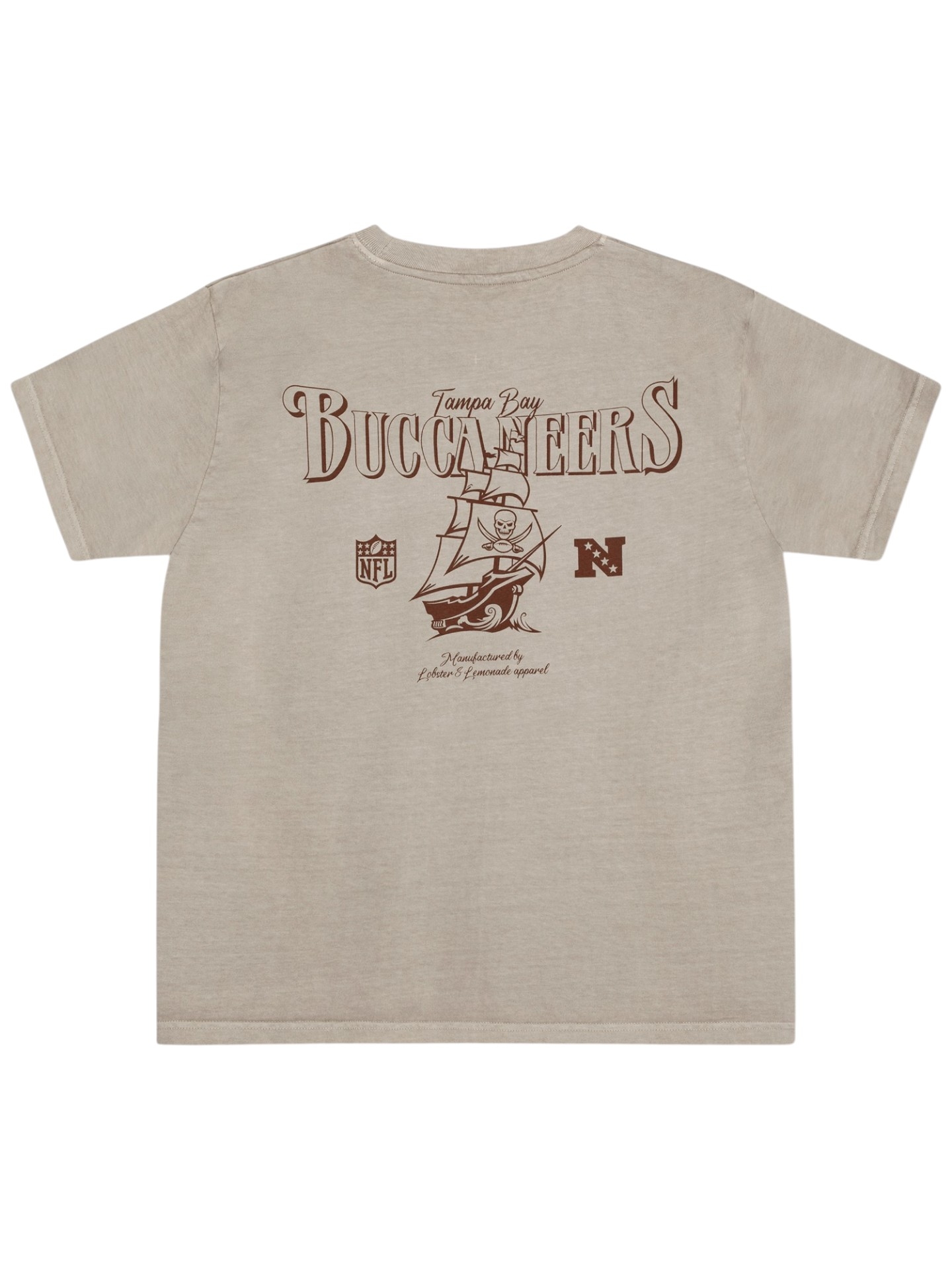 Tampa Bay Buccaneers L&L '89 Classics NFL T-Shirt Beige