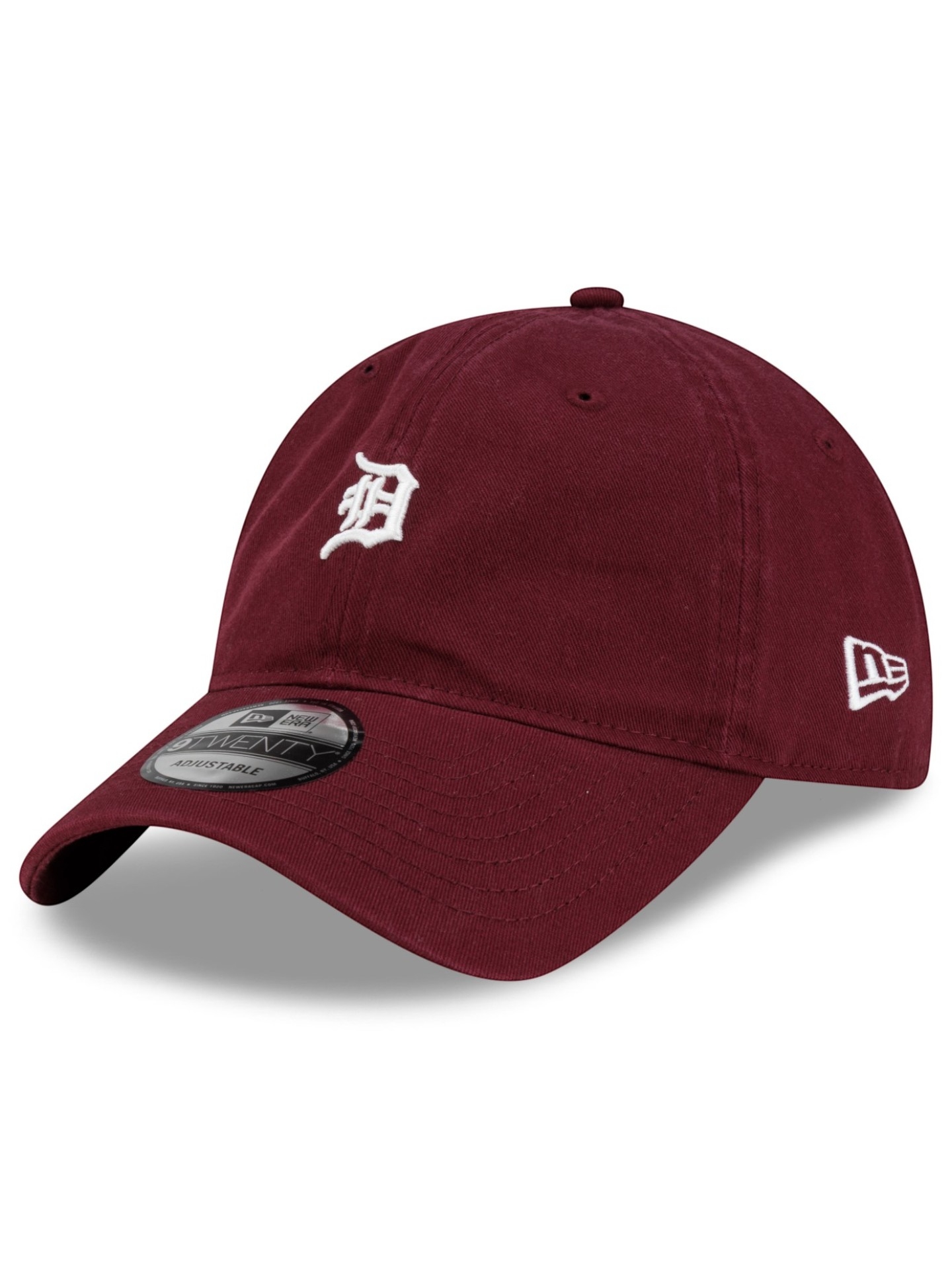 Detroit Tigers Mini Logo 9TWENTY Adjustable MLB Cap Dunkelrot