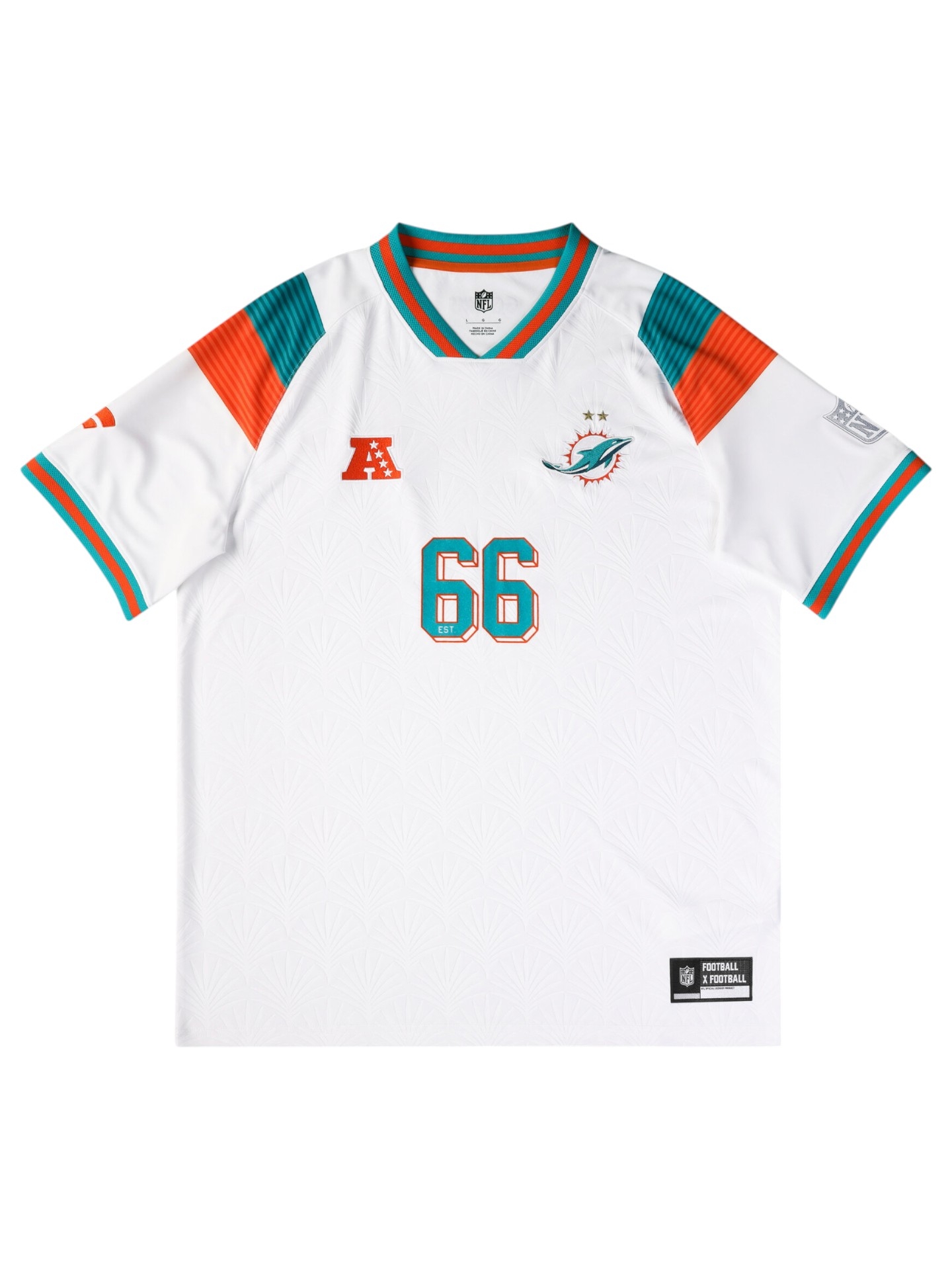 Miami Dolphins 2026 Football x Football NFL Fan Jersey White