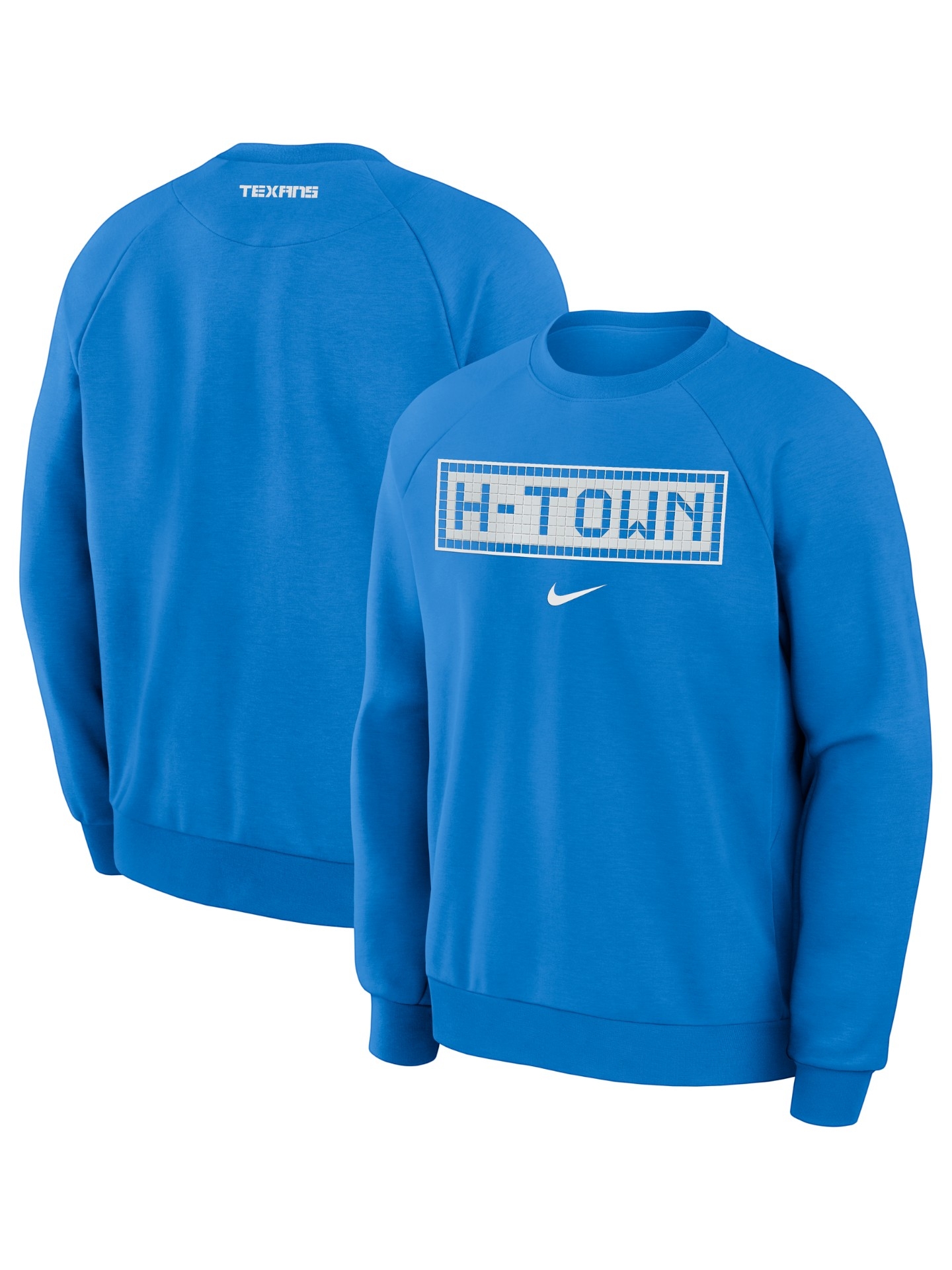 Houston Texans 2026 NFL Rivalries Dri-FIT Crewneck Pullover Blau