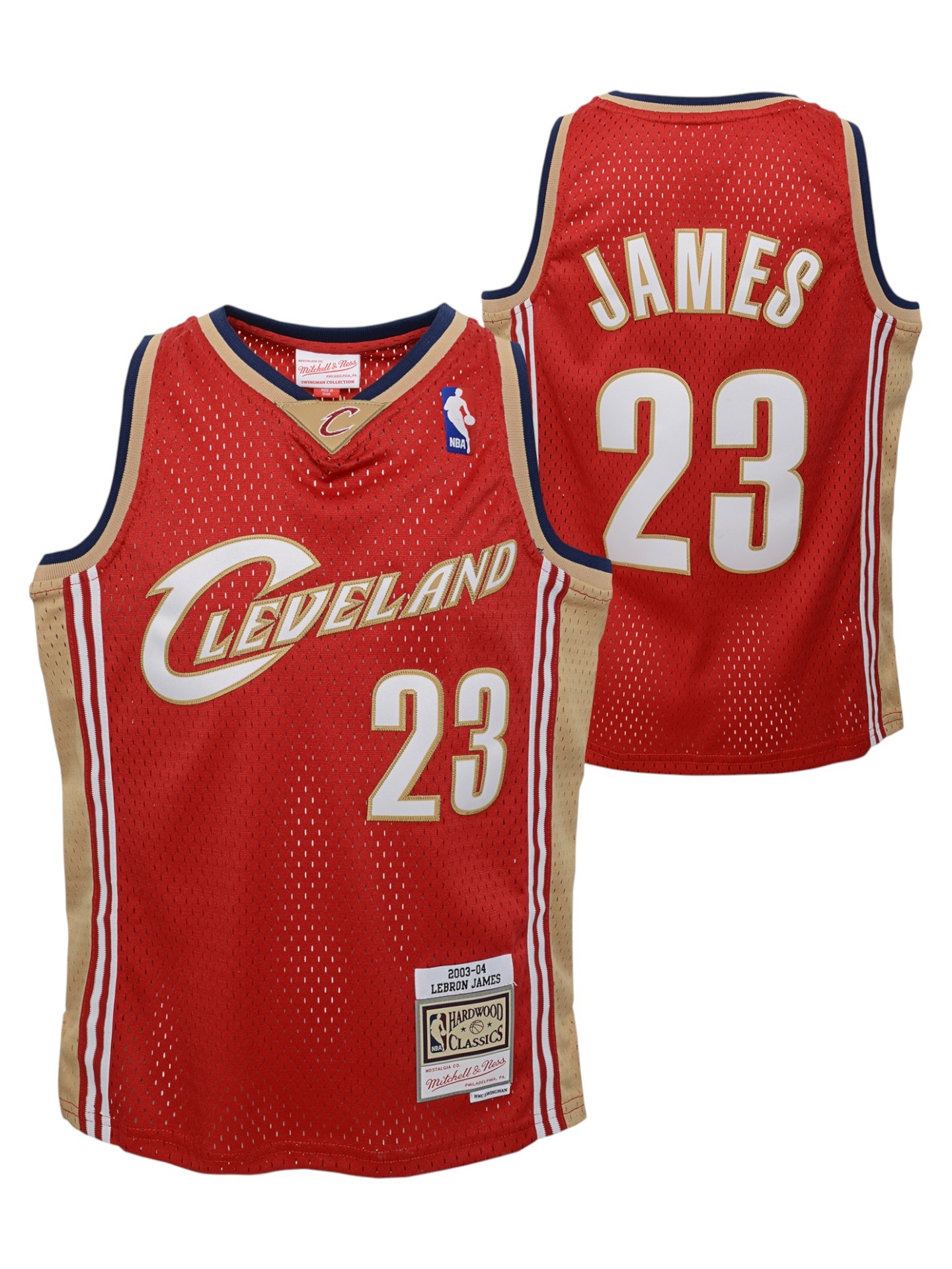 LeBron James #23 Cleveland Cavaliers 2003-04 Swingman NBA Trikot Rot (YOUTH)