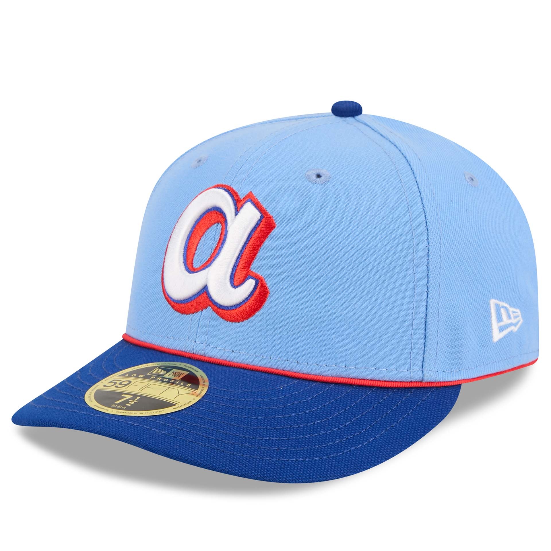 Atlanta Braves MLB Authentic City Connect Low Profile 59FIFTY Fitted Cap Blau